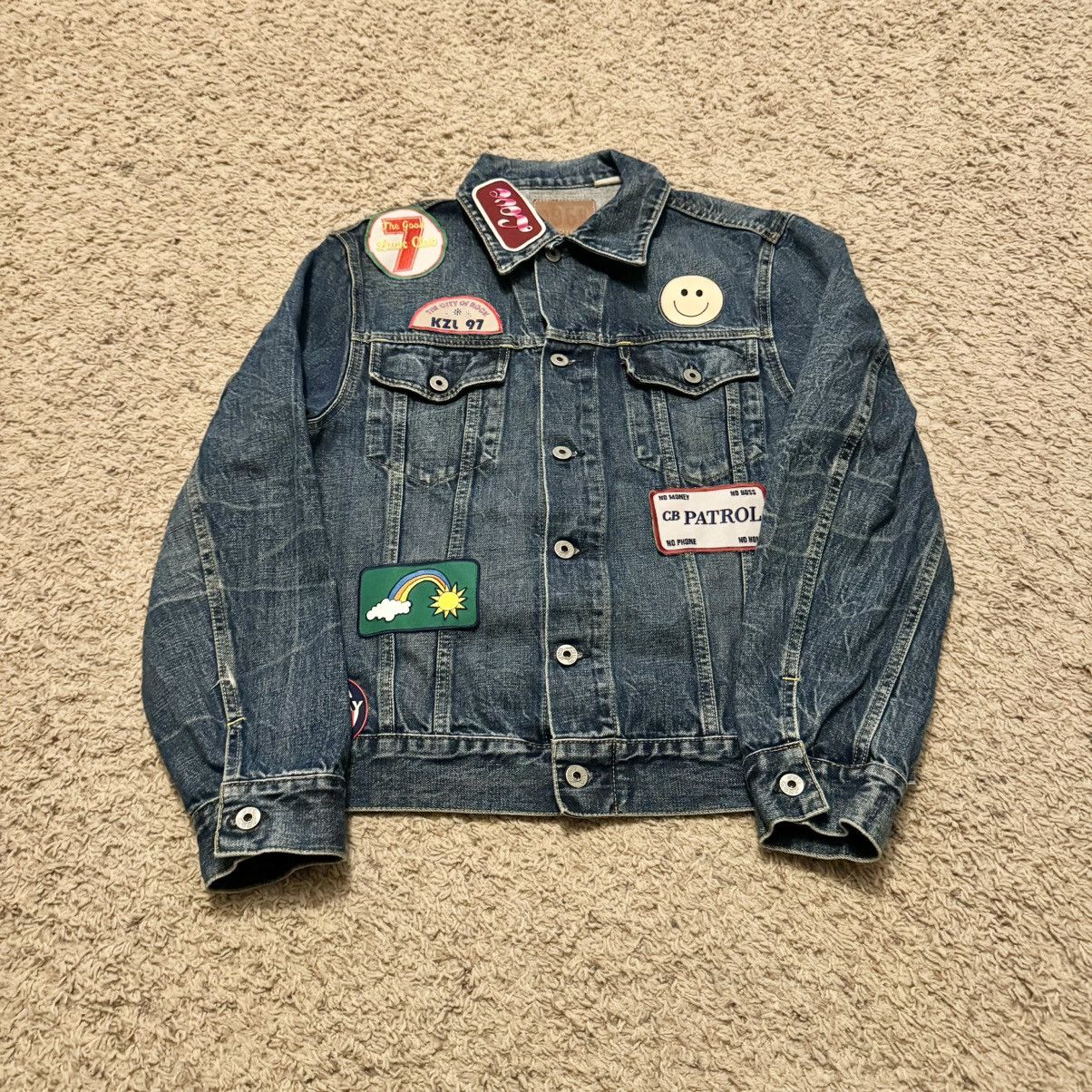Gap × Vintage VINTAGE GAP PATCHWORK DENIM JACKET! Size US M / EU 48-50 / 2 - 1 Thumbnail