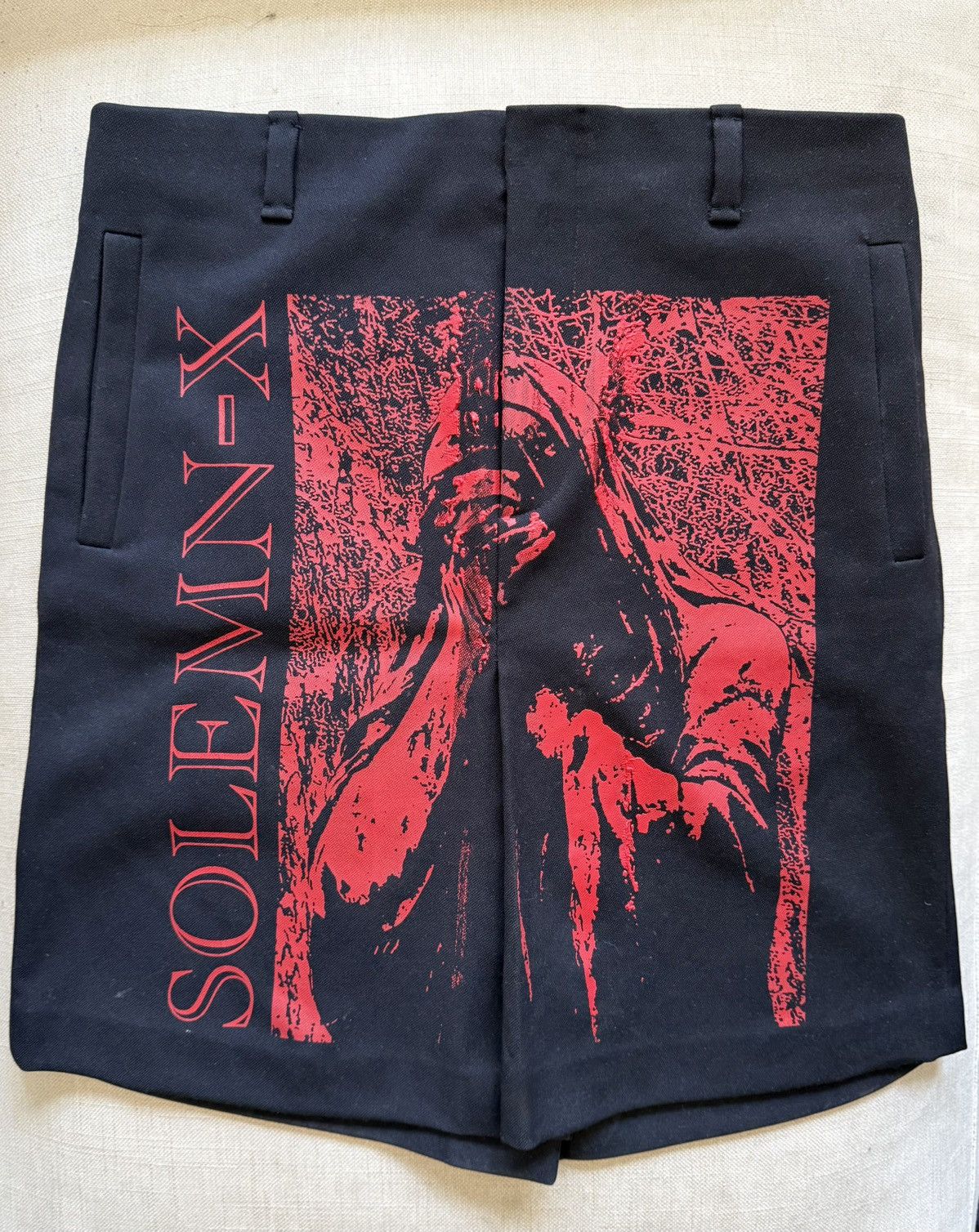 Raf Simons Raf Simons SS22 Solemn-X Men’s Skirt Short Size US 32 / EU 48 - 4 Thumbnail