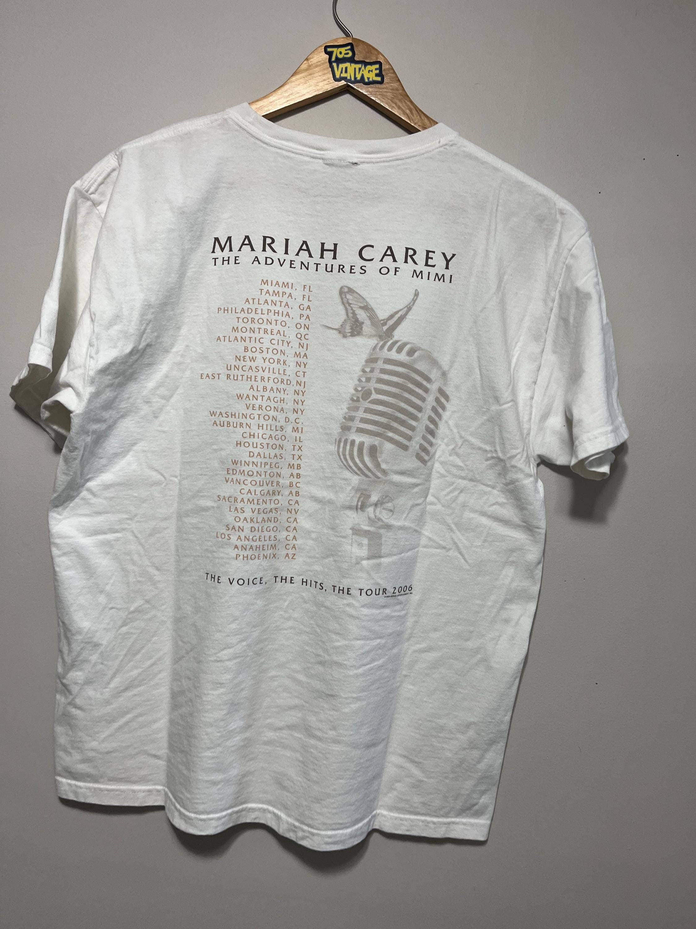 Vintage Vintage Mariah Carey Adventure of Mimi 2006 Tour T-shirt Size US L / EU 52-54 / 3 - 5 Thumbnail