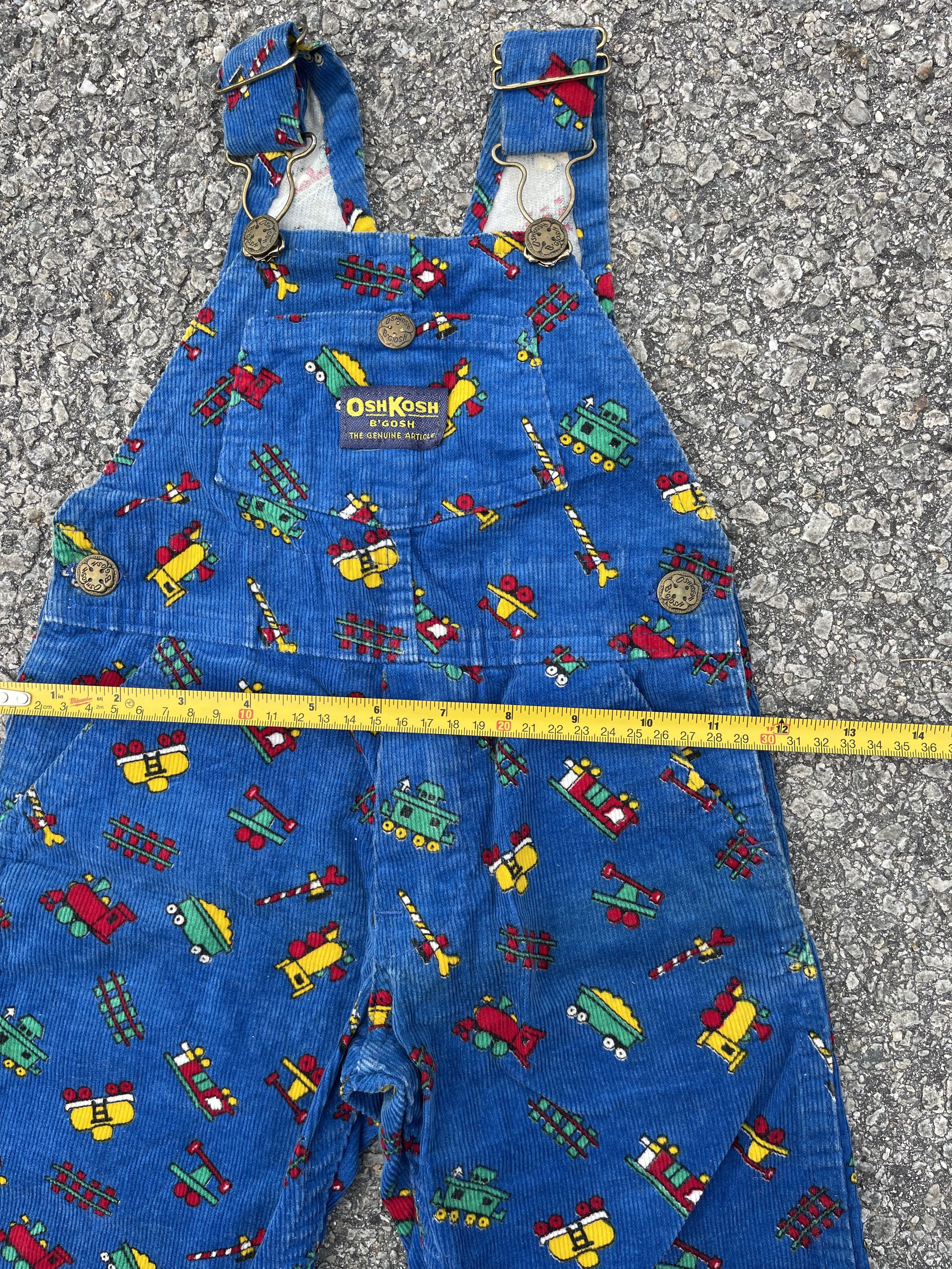 Oshkosh Vintage 70s Toddler OSHKOSH Corduroy Mini Train Size US 26 / EU 42 - 12 Thumbnail