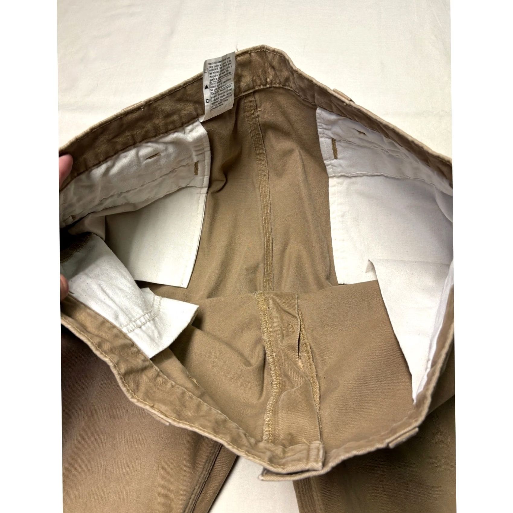 Carhartt Carhartt Mens 40x30 Relaxed Fit Cotton Khaki Work Pants Brown 100095 053 Size US 40 / EU 56 - 4 Thumbnail