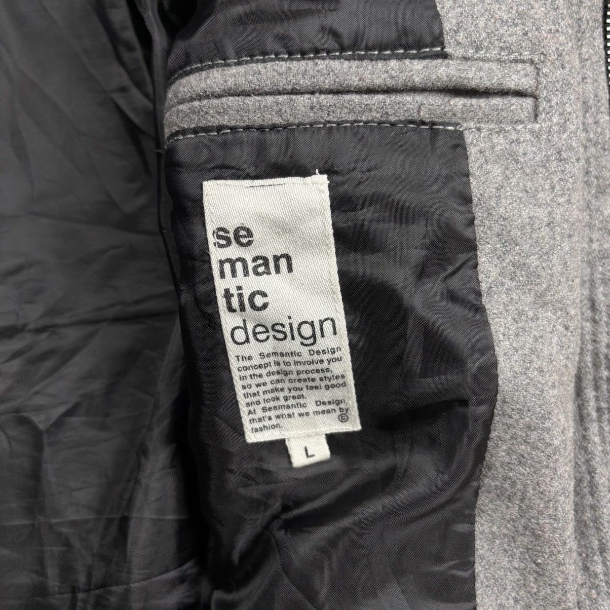 Le Grande Bleu (L.G.B.) 2000s Semantic Design - Apocalypse Wool Bono Cargo Jacket Size US M / EU 48-50 / 2 - 12 Thumbnail