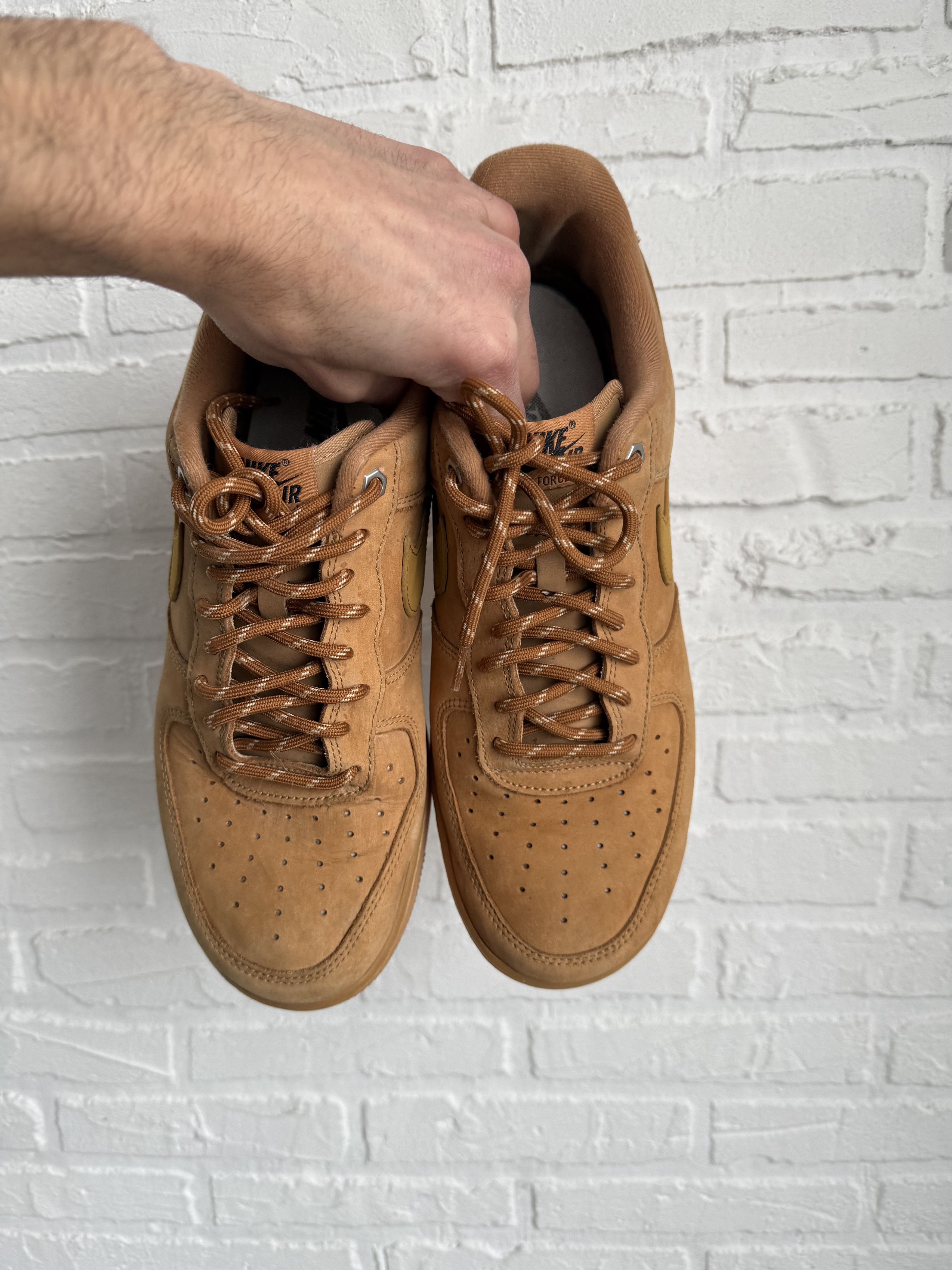 Nike Nike Air Force 1 wb flax suede leather sneakers Size US 11.5 / EU 44-45 - 13 Thumbnail