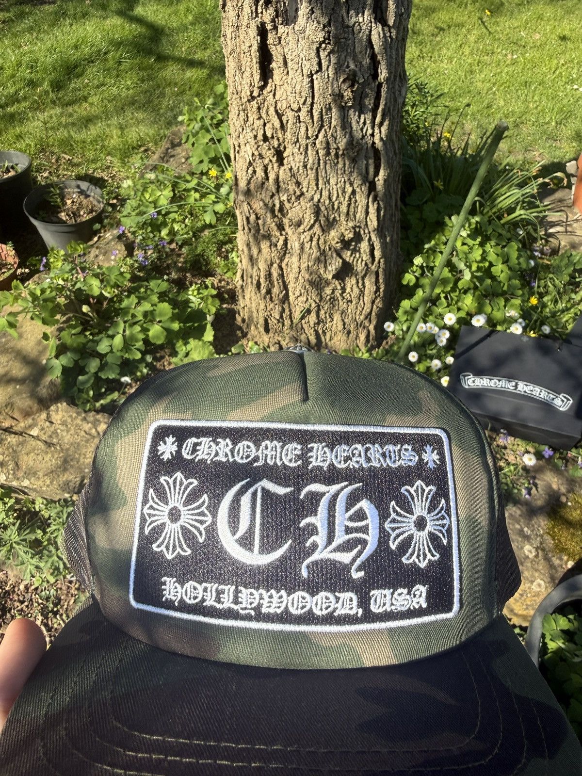 Chrome Hearts Chrome Hearts Cap Camo Size ONE SIZE - 7 Thumbnail