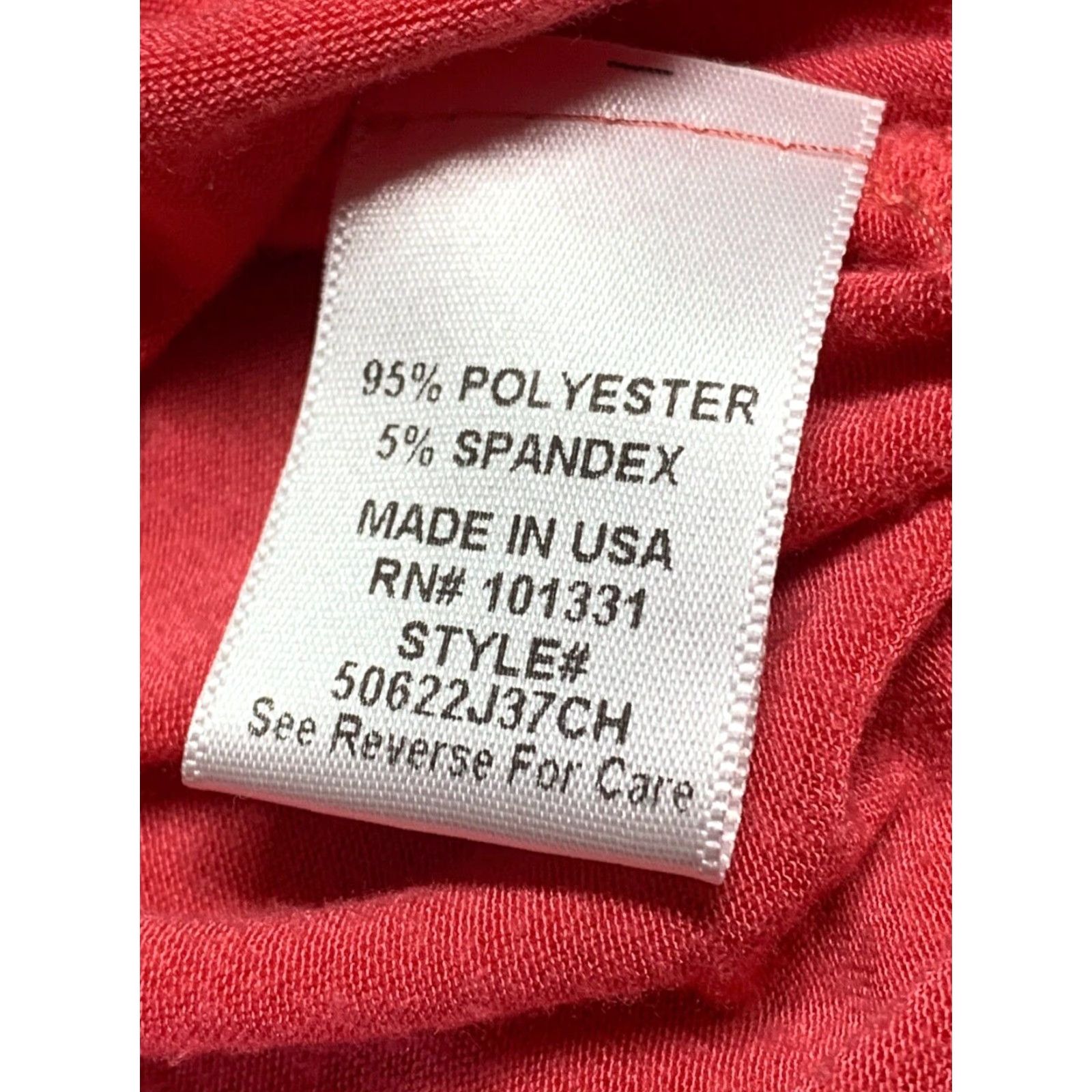 Vintage Charlotte Russe Womens XL Pink Long Sleeve Pullover Tunic USA Polyester Size XL / US 12-14 / IT 48-50 - 7 Thumbnail