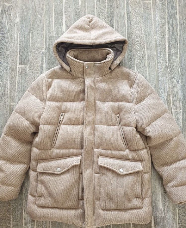 Brunello Cucinelli M0B138440C2122 関税送料込 Brunello Cucinelli Cashmere Hooded Detail Puffer Jacket