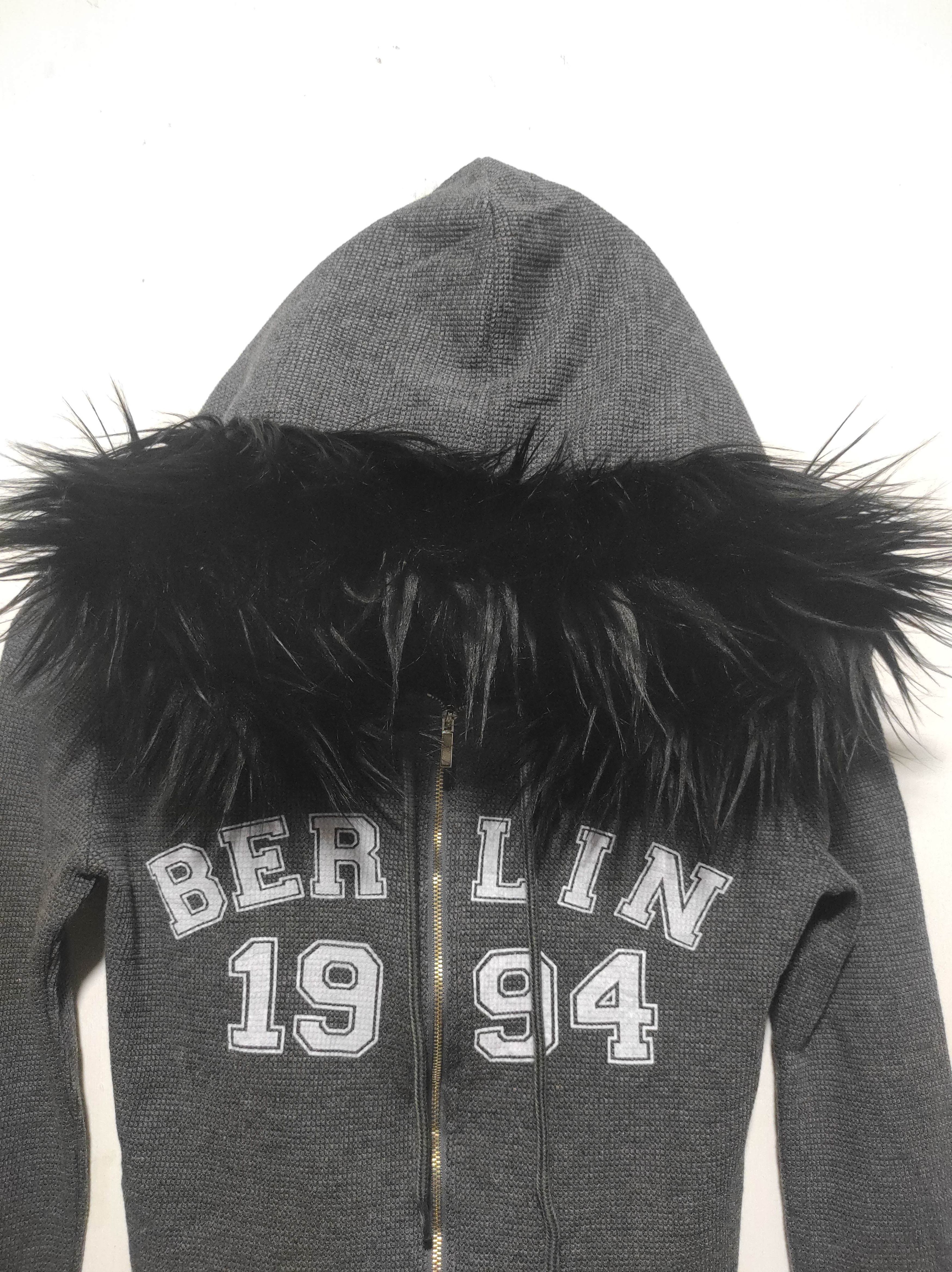 Hysteric Glamour Magenta Studio Crop Double Zipper Fur Hoodie LGB style Size S / US 4 / IT 40 - 4 Thumbnail