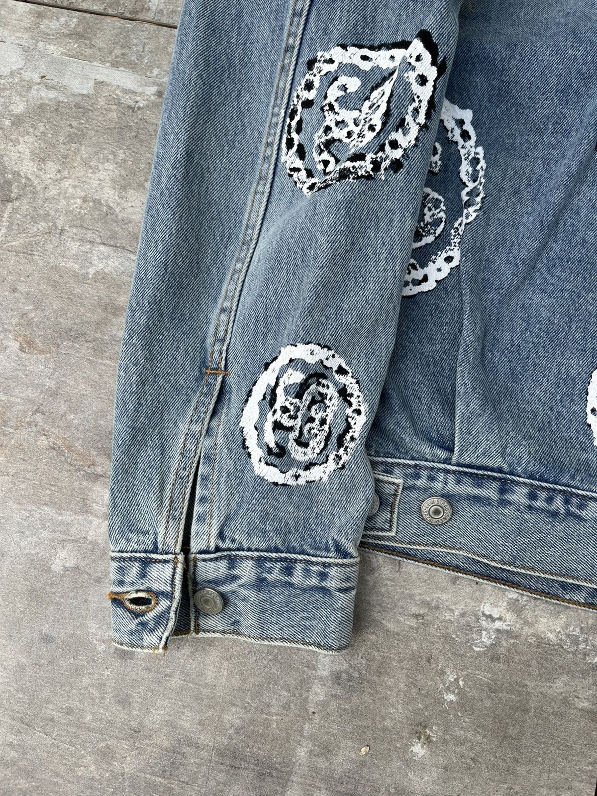 DENIM TEARS × Stussy Stussy x Denim Tears Levis Type 2 Jacket Size US M / EU 48-50 / 2 - 13 Thumbnail