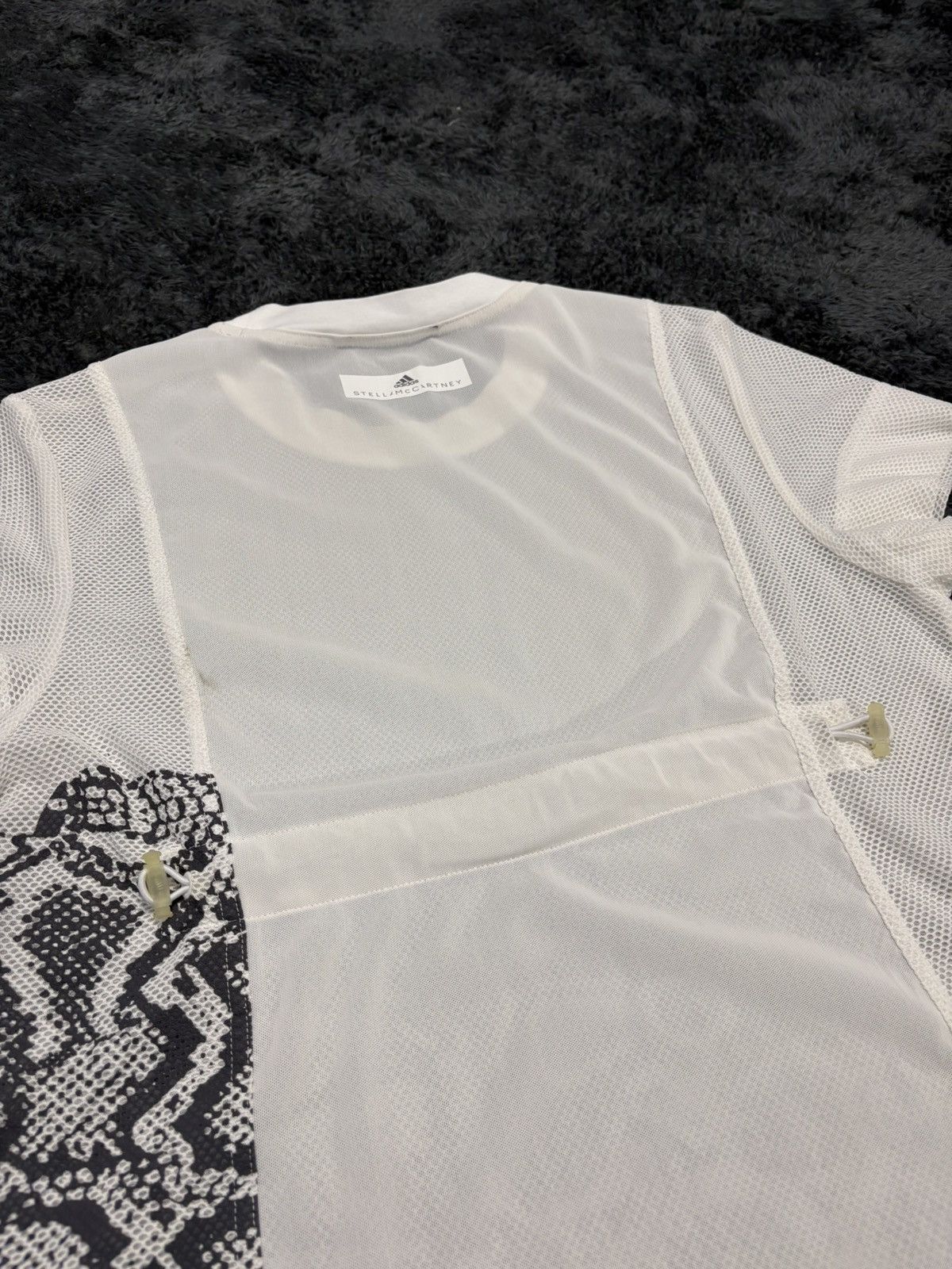 Adidas × Stella McCartney Adidas Stella McCartney SS 2017 Mesh Snake Print Tee Size S / US 4 / IT 40 - 8 Thumbnail