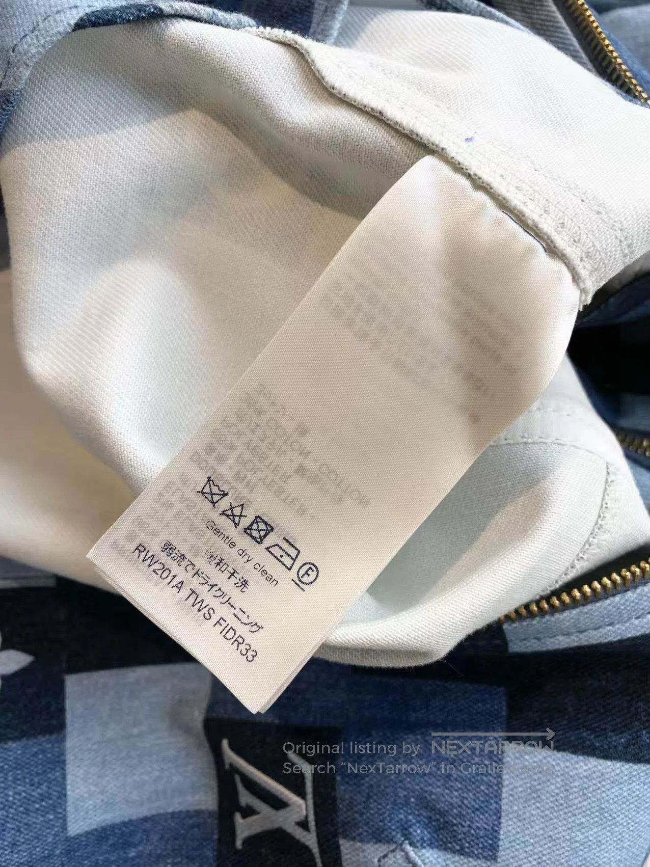 Louis Vuitton Louis Vuitton Denim old flower full of printed dress| Size XS / US 0-2 / IT 36-38 - 5 Thumbnail