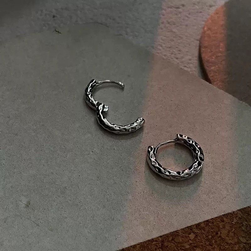 Jewelry Crazy Earrings One Pairs Chrome Jewelry Size ONE SIZE - 1 Thumbnail