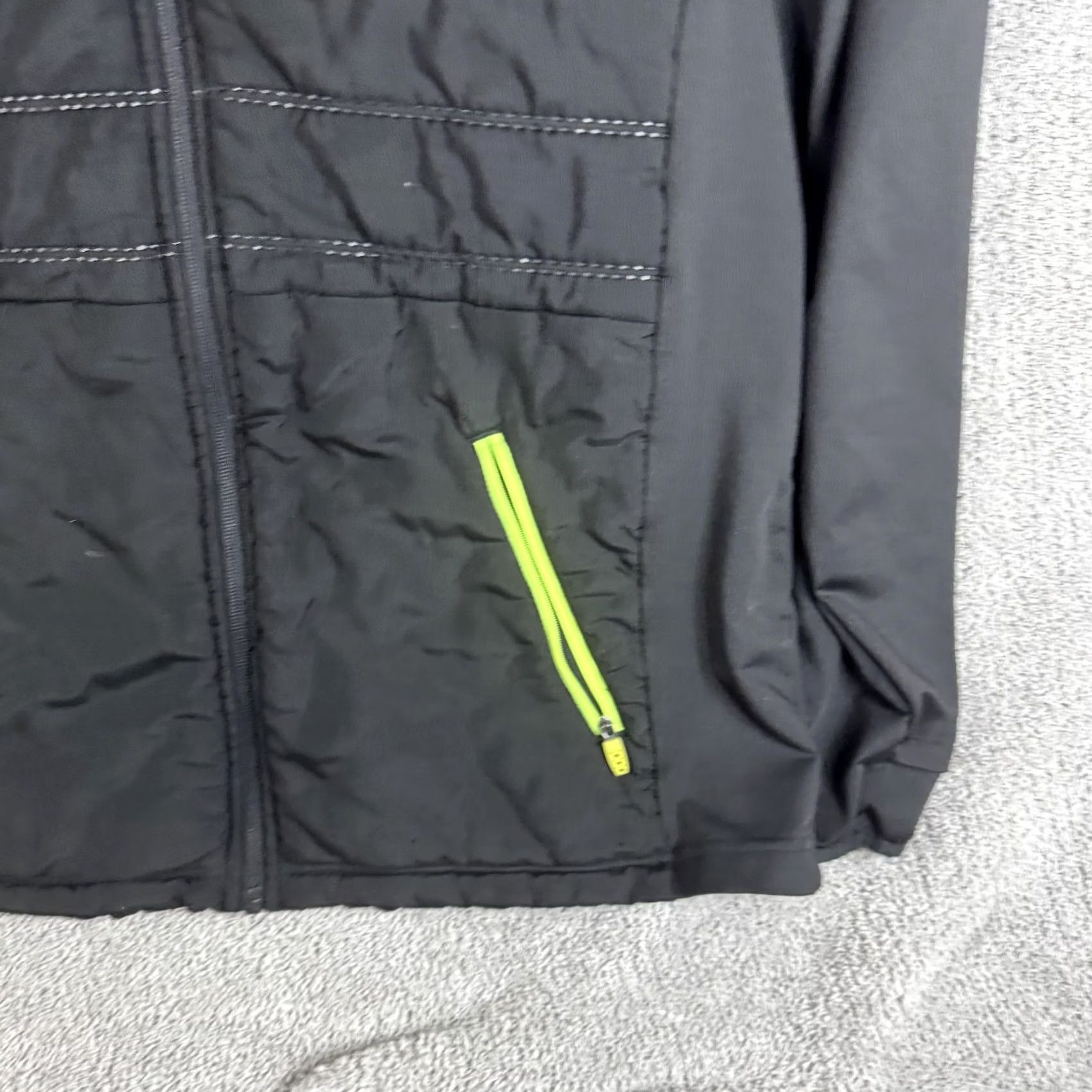 Russell Athletic Russell Athletic Track Jacket Mens L Black Full Zip Dri-Power 360 Reflective Size US L / EU 52-54 / 3 - 3 Thumbnail