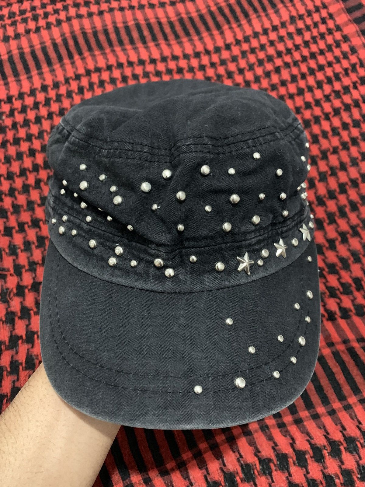 Japanese Brand Catch Catch Studded Commando Hat Punk Rock Vtg Stylish Size ONE SIZE - 2 Thumbnail
