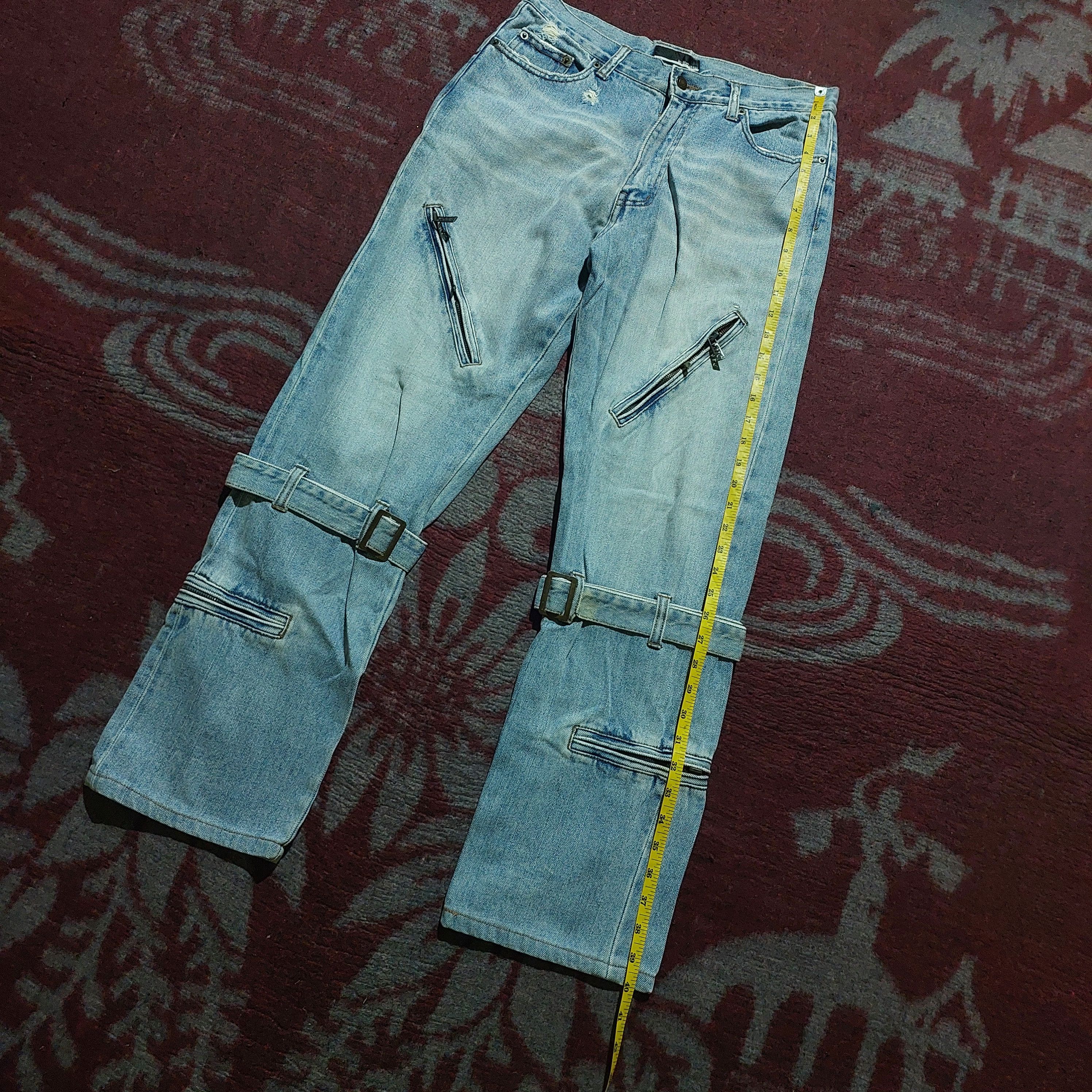 In The Attic In the attic multi zipper distressed bondage jeans Size US 30 / EU 46 - 14 Thumbnail