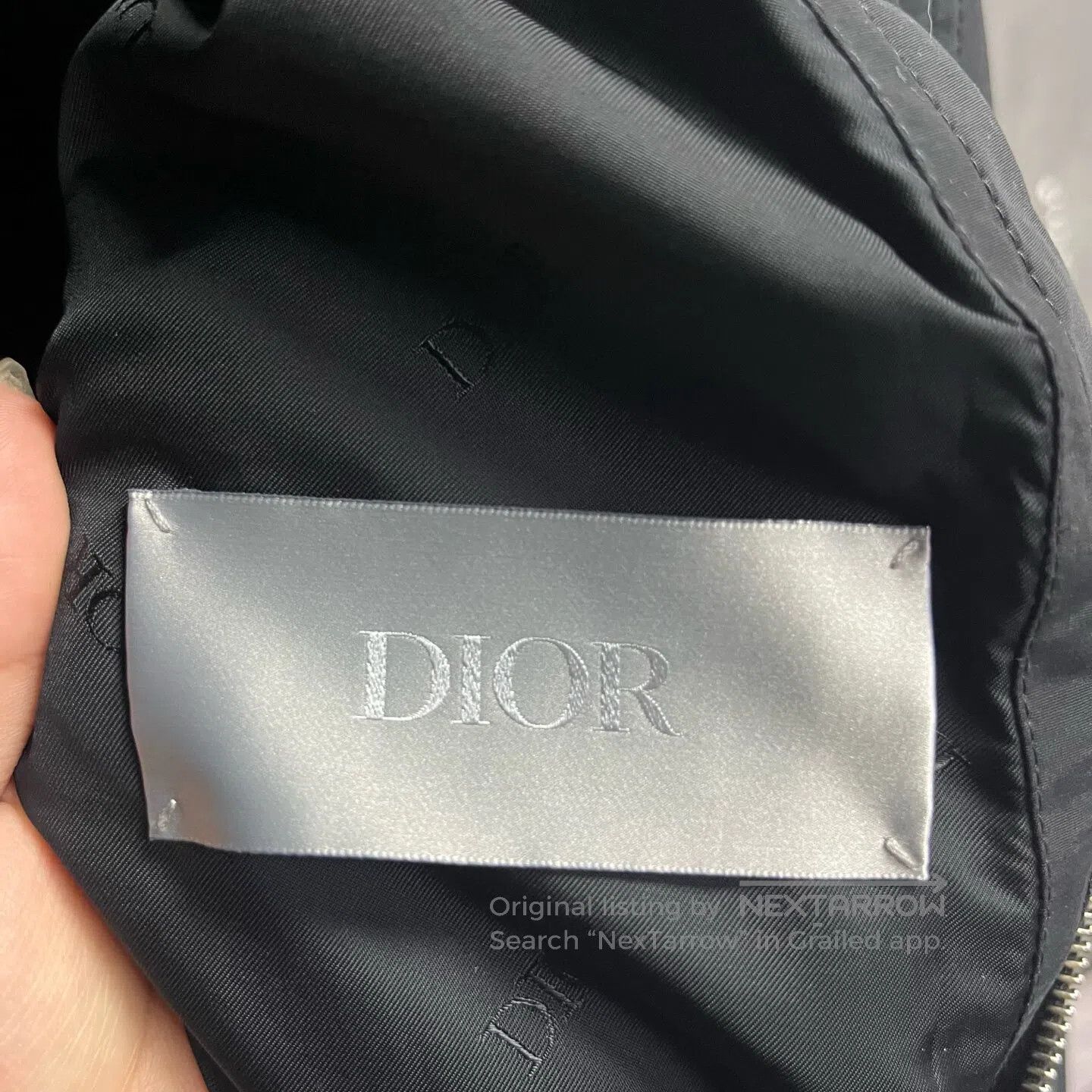 Dior Dior Logo-printed hooded zipper long-sleeve jacket| Size US M / EU 48-50 / 2 - 4 Thumbnail