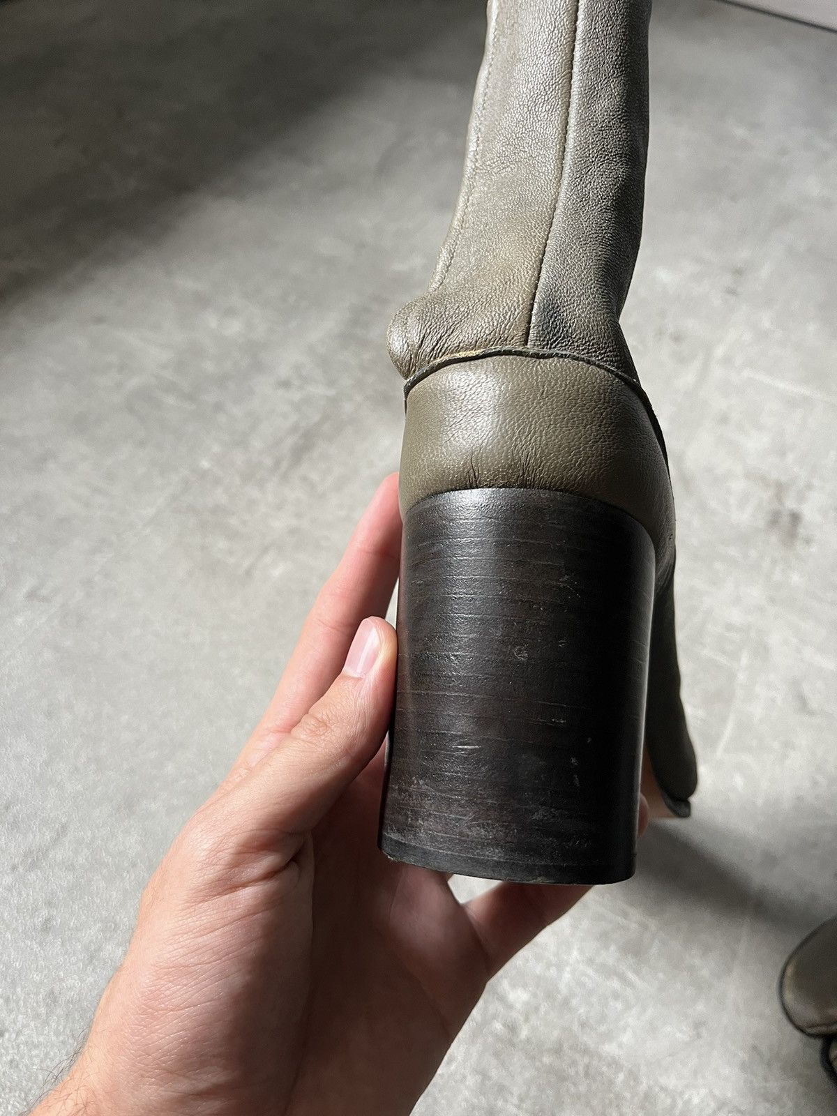 Maison Margiela Maison Margiela Tabi heel leather boots Size US 11 / IT 41 - 10 Thumbnail