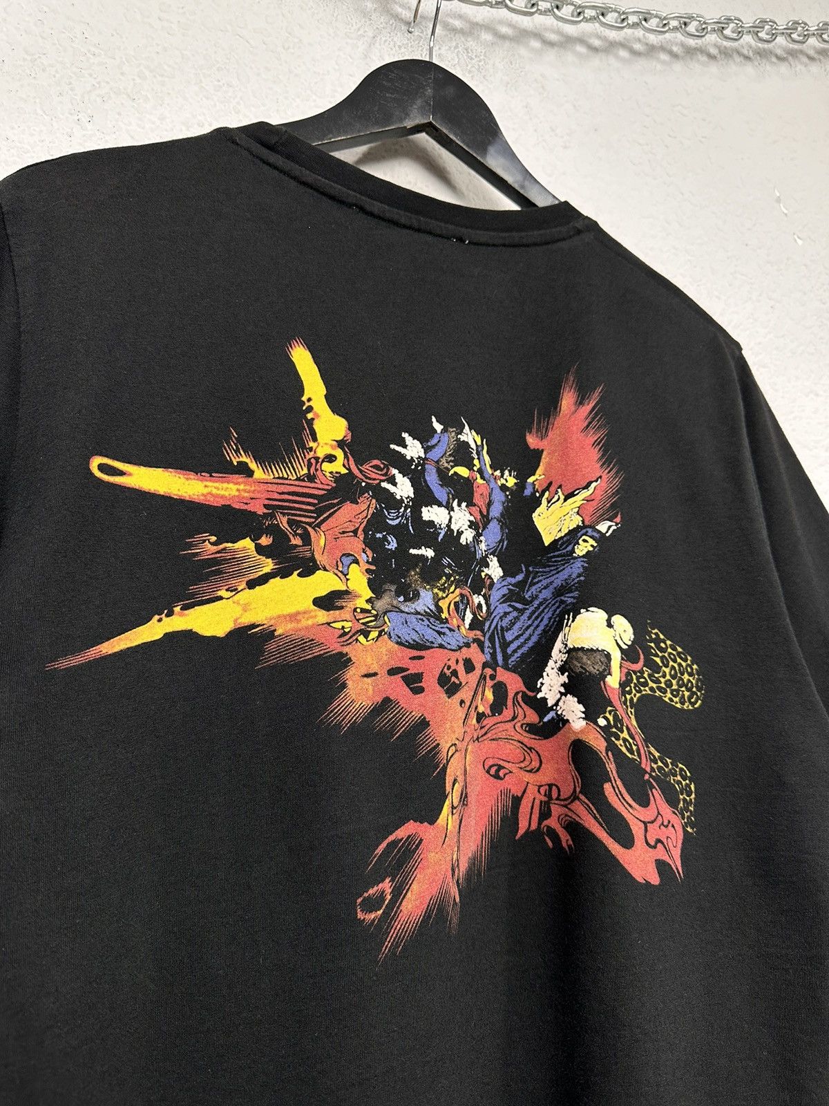 Givenchy Vintage Black T-Shirt Givenchy Monogram Tee Faded Ed Hardy Size US M / EU 48-50 / 2 - 7 Thumbnail