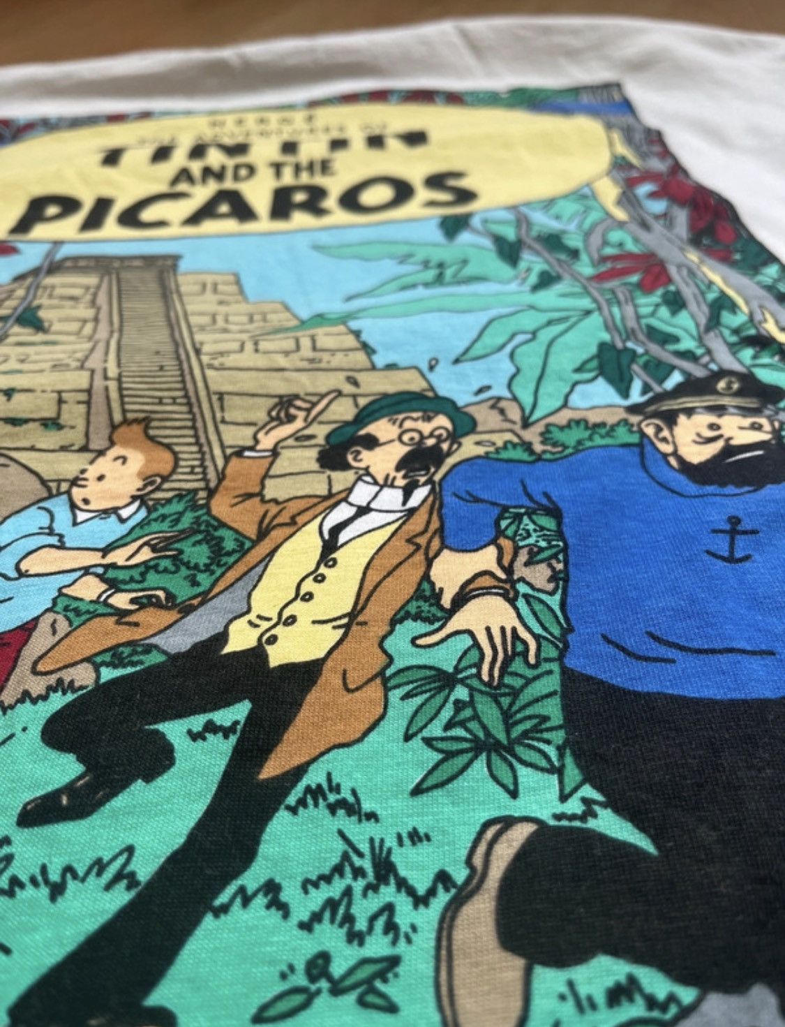 Vintage Tintin vintage tee Tintin and the Picaros Size US L / EU 52-54 / 3 - 8 Thumbnail