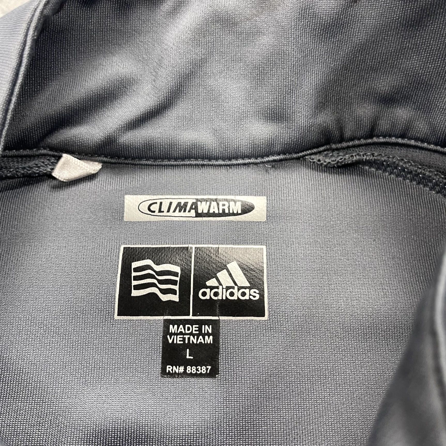 Adidas adidas Golf Jacket Mens L Gray Full Zip Climawarm Logo Sports Activewear 90s? Size US L / EU 52-54 / 3 - 5 Thumbnail
