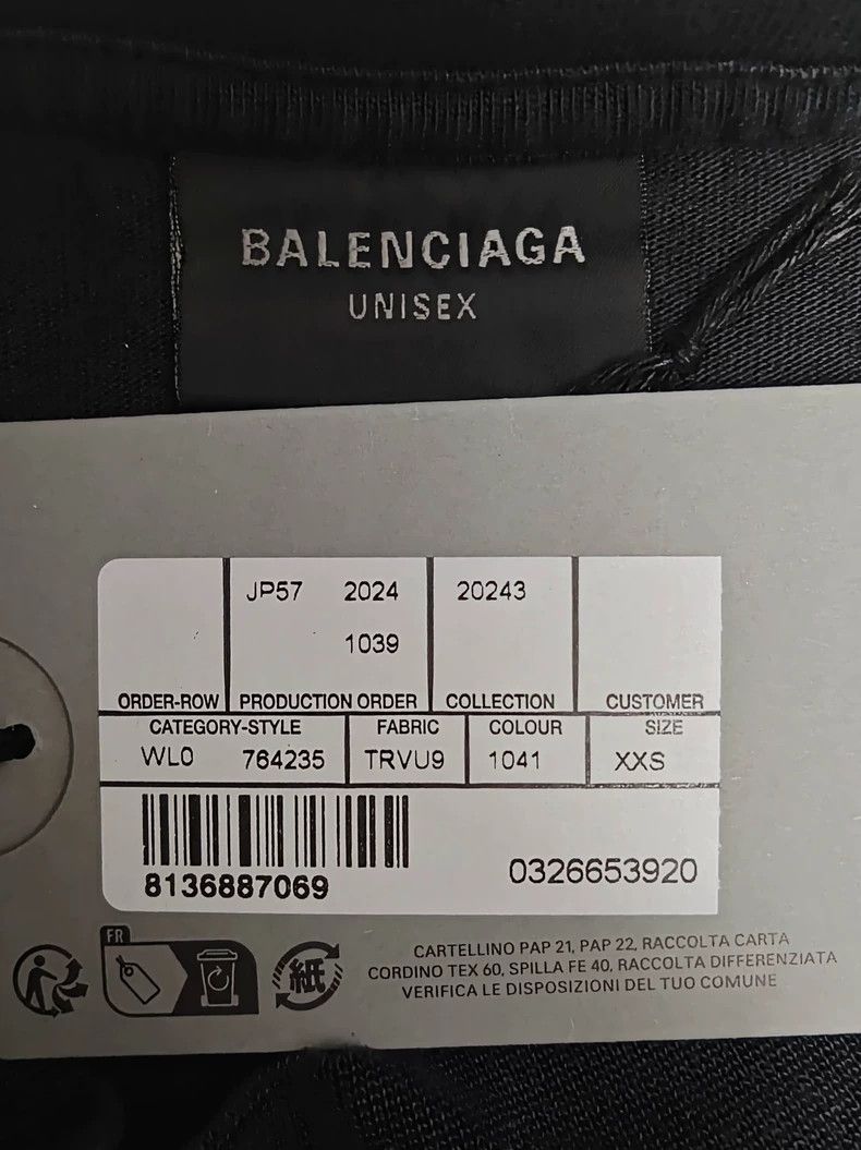 Balenciaga Balenciaga Letter Short Sleeve Tee Size US XXS / EU 40 - 4 Thumbnail