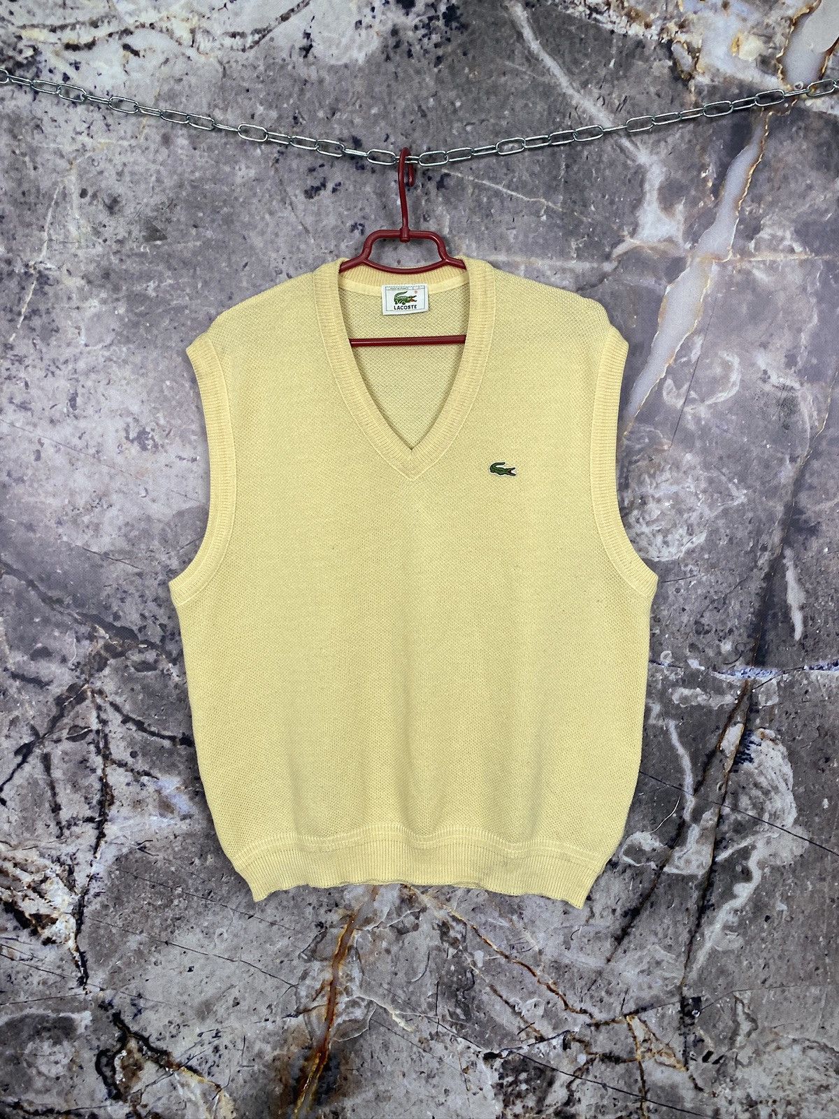 Lacoste × Vintage Men’s Lacoste Vest Vintage Luxury Size 7 XXL Size US XXL / EU 58 / 5 - 1 Thumbnail
