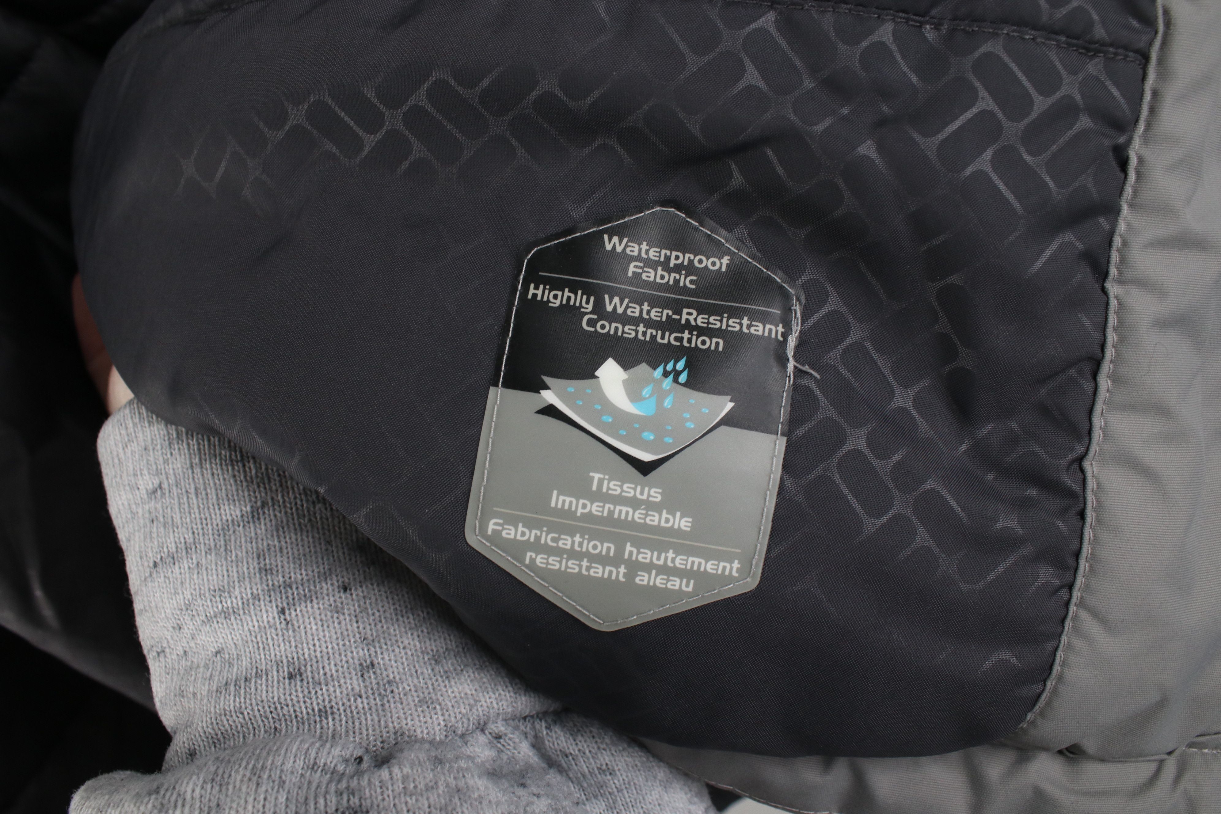 Columbia Y2K Columbia Spell Out Waterproof Hooded Puffer Jacket Gray Size US M / EU 48-50 / 2 - 13 Thumbnail