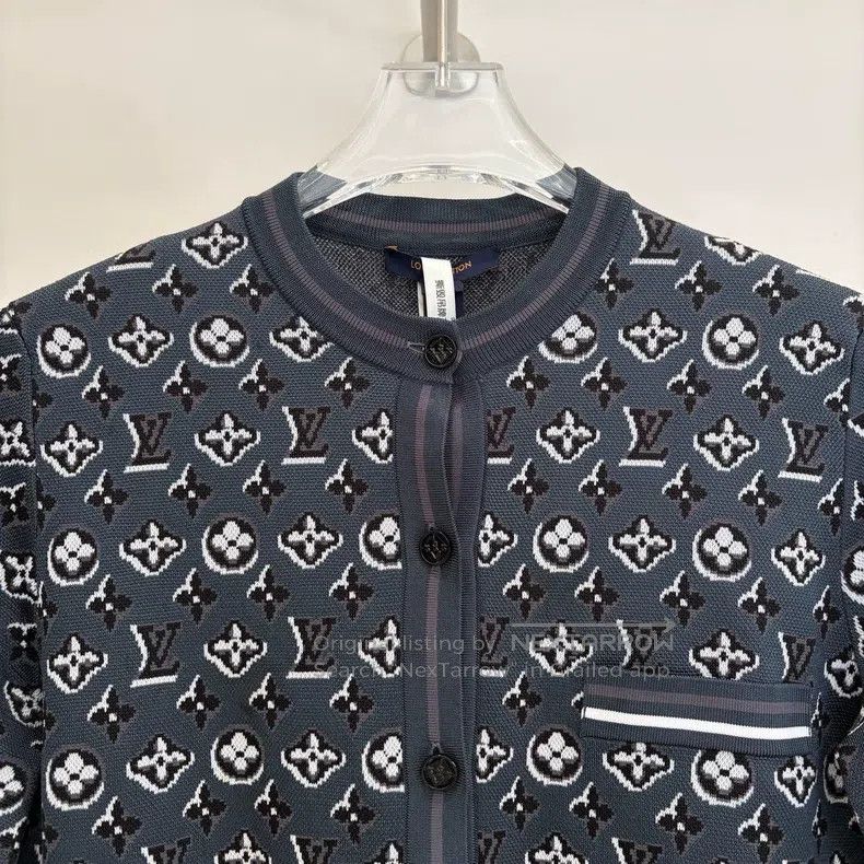Louis Vuitton Louis Vuitton Printed Mulberry Silk Knitted Cardigan sweat Size M / US 6-8 / IT 42-44 - 3 Thumbnail