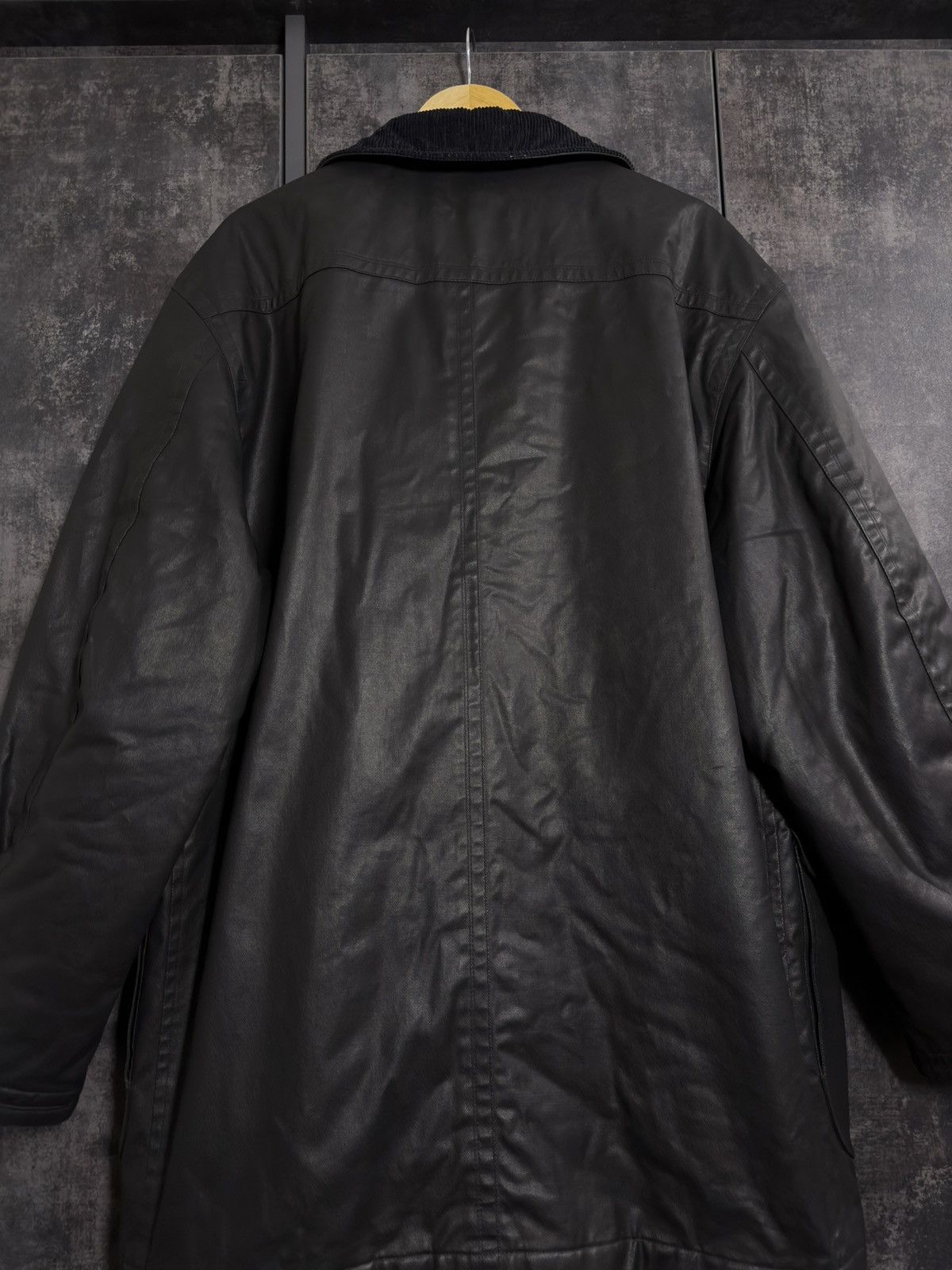 Vintage Sick Vintage Waxed Fireman Jacket Belstaff Yohji Raf Junya Size US XL / EU 56 / 4 - 8 Thumbnail