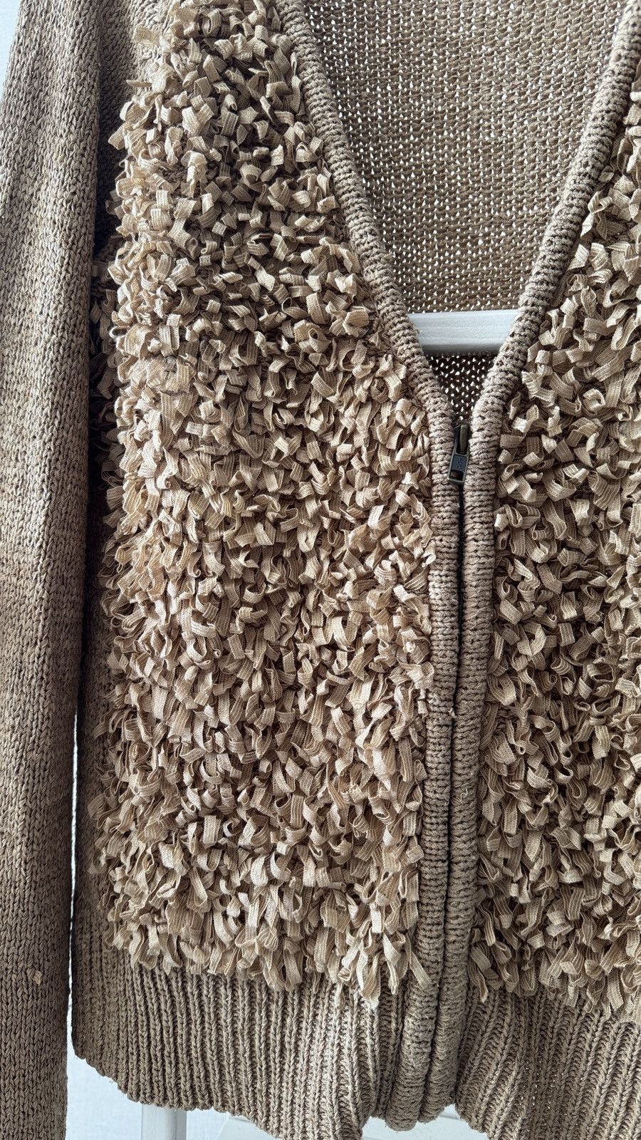 If Six Was Nine Yohji Junya Watanabe if6was9 Vibe Zip Knit Textured Cardigan Size US M / EU 48-50 / 2 - 4 Thumbnail