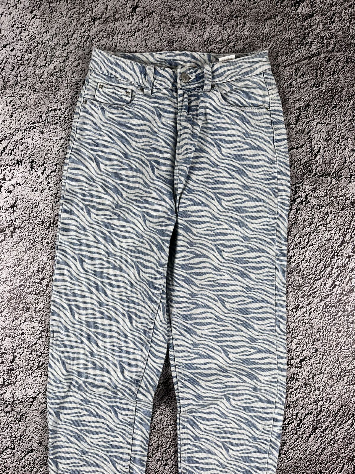 Japanese Brand Vintage Y2K zebra jeans streetwear juicy style avantgarde Size 25" / US 0 / IT 36 - 6 Thumbnail