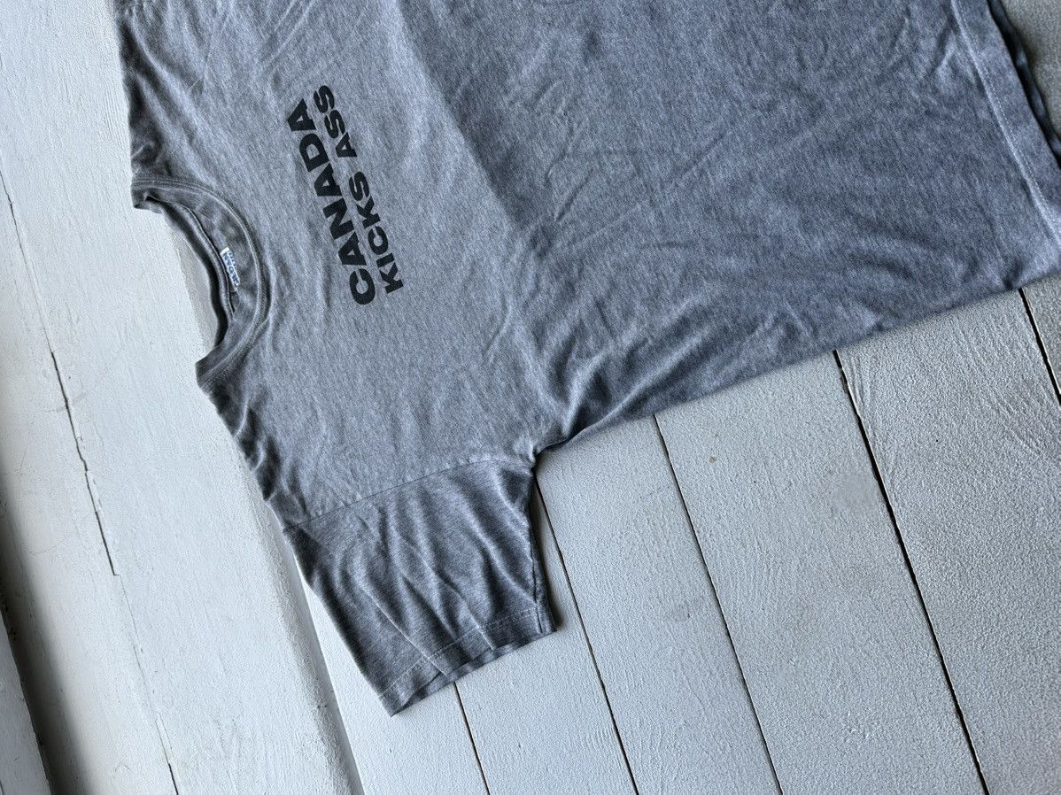 Vintage 🚨 VINTAGE CANADA KICKS ASS BIG LOGO T -shirt rare archive Size US L / EU 52-54 / 3 - 2 Thumbnail