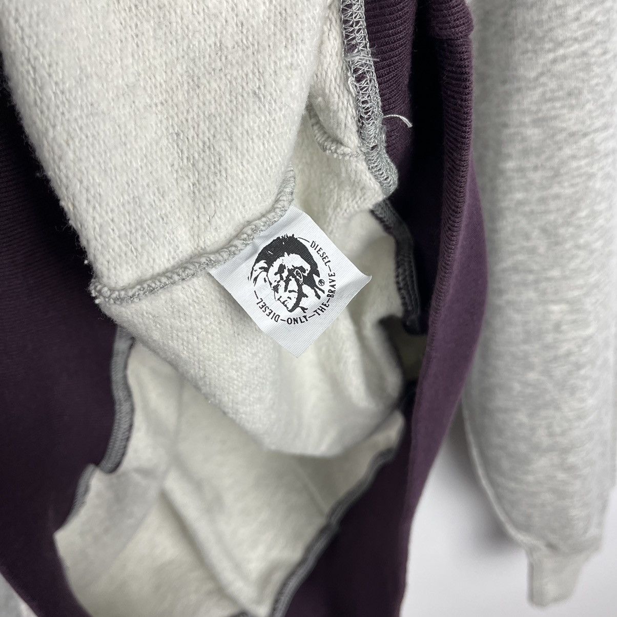 Diesel Vintage Y2K Diesel Big Logo Sweatshirt Gray Avant Garde Size US M / EU 48-50 / 2 - 9 Thumbnail