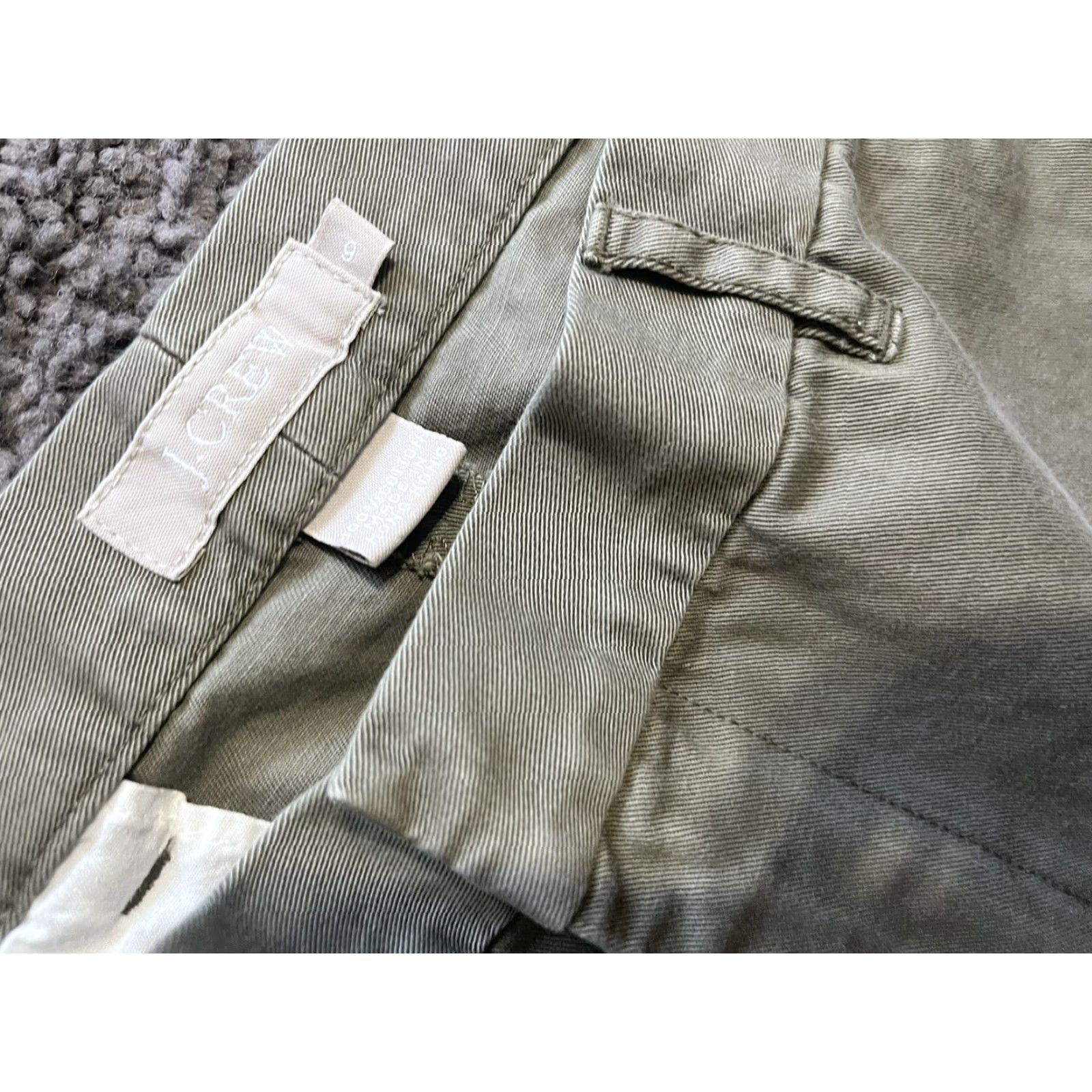 J.Crew J.CREW Shorts Women Size 6 Beige Flat Front Frankie Chino Casual Preppy Adult Regular Medium Short" Size 28" / US 6 / IT 42 - 2 Thumbnail