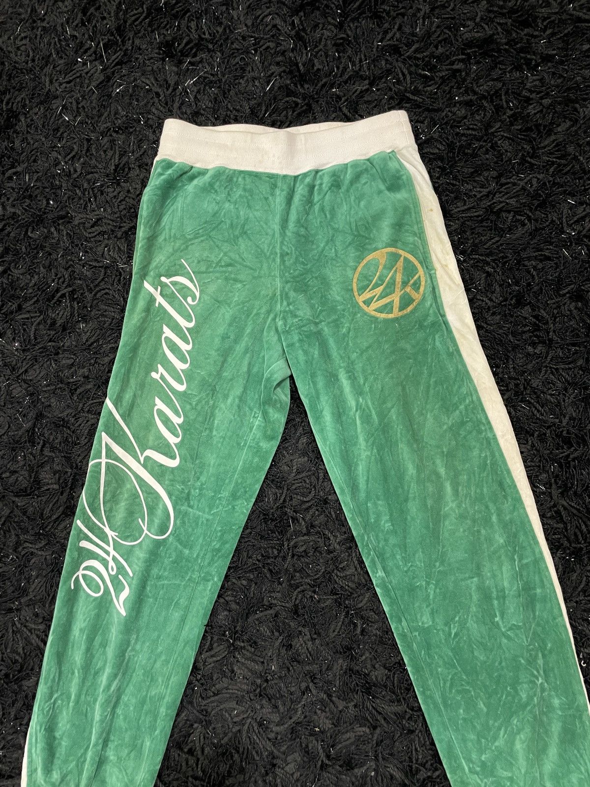 Japanese Brand 24Karat Exile Tribe Sweatpants Big logo Y2K Hip hop style Size US 32 / EU 48 - 4 Thumbnail