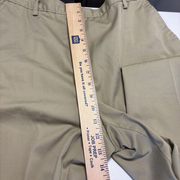 Lands' End Lands' End Ladies Khaki High Rise Straight Leg Pants 8P Size 30" / US 8 / IT 44 - 13 Thumbnail