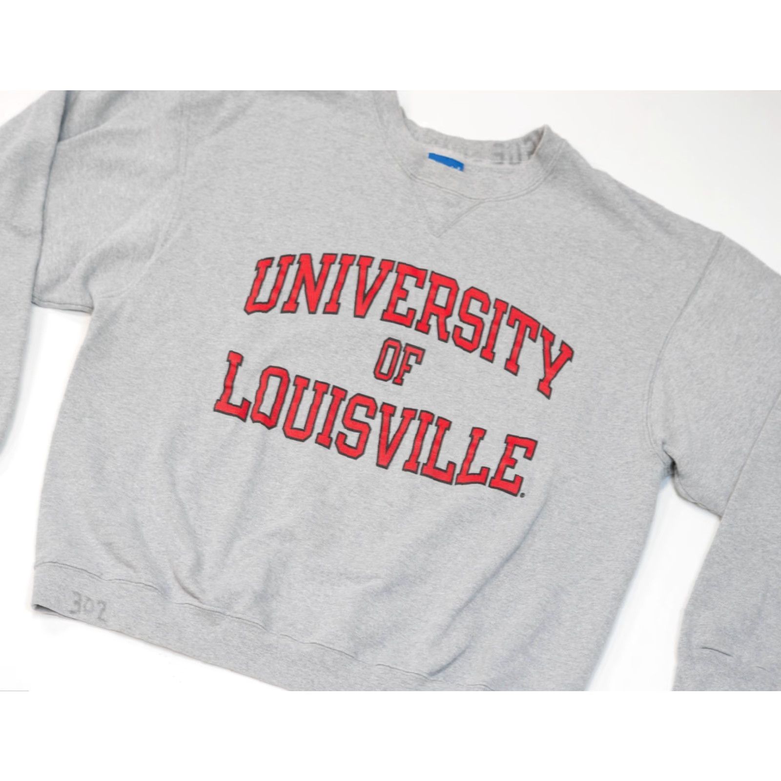 Champion VINTAGE Champion University Of Louisville Sweatshirt Men XL Gray NCAA Size US XL / EU 56 / 4 - 3 Thumbnail