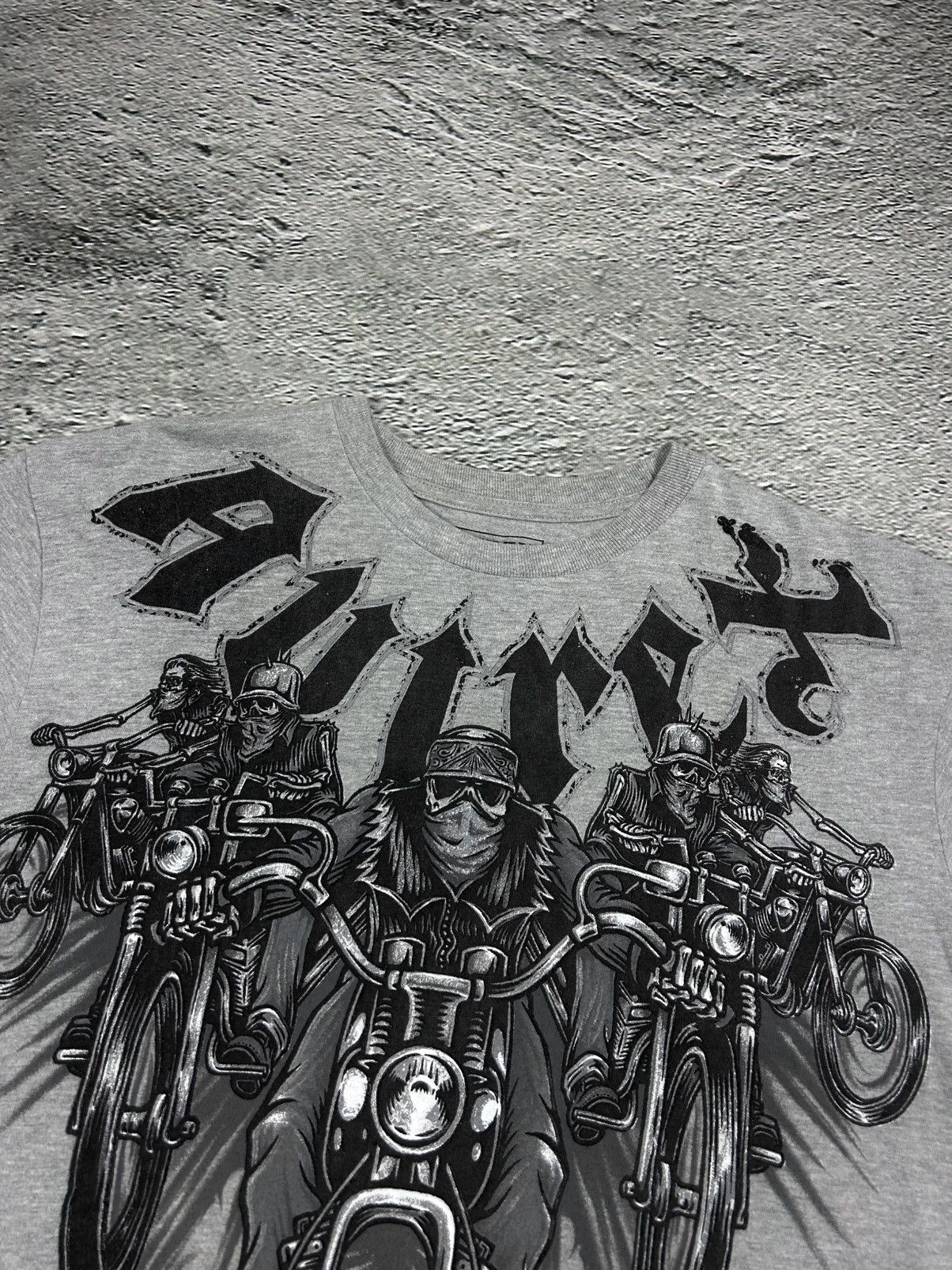Avirex Avirex vintage T-Shirt grey Y2K skeleton motorbike racing Size US L / EU 52-54 / 3 - 2 Thumbnail