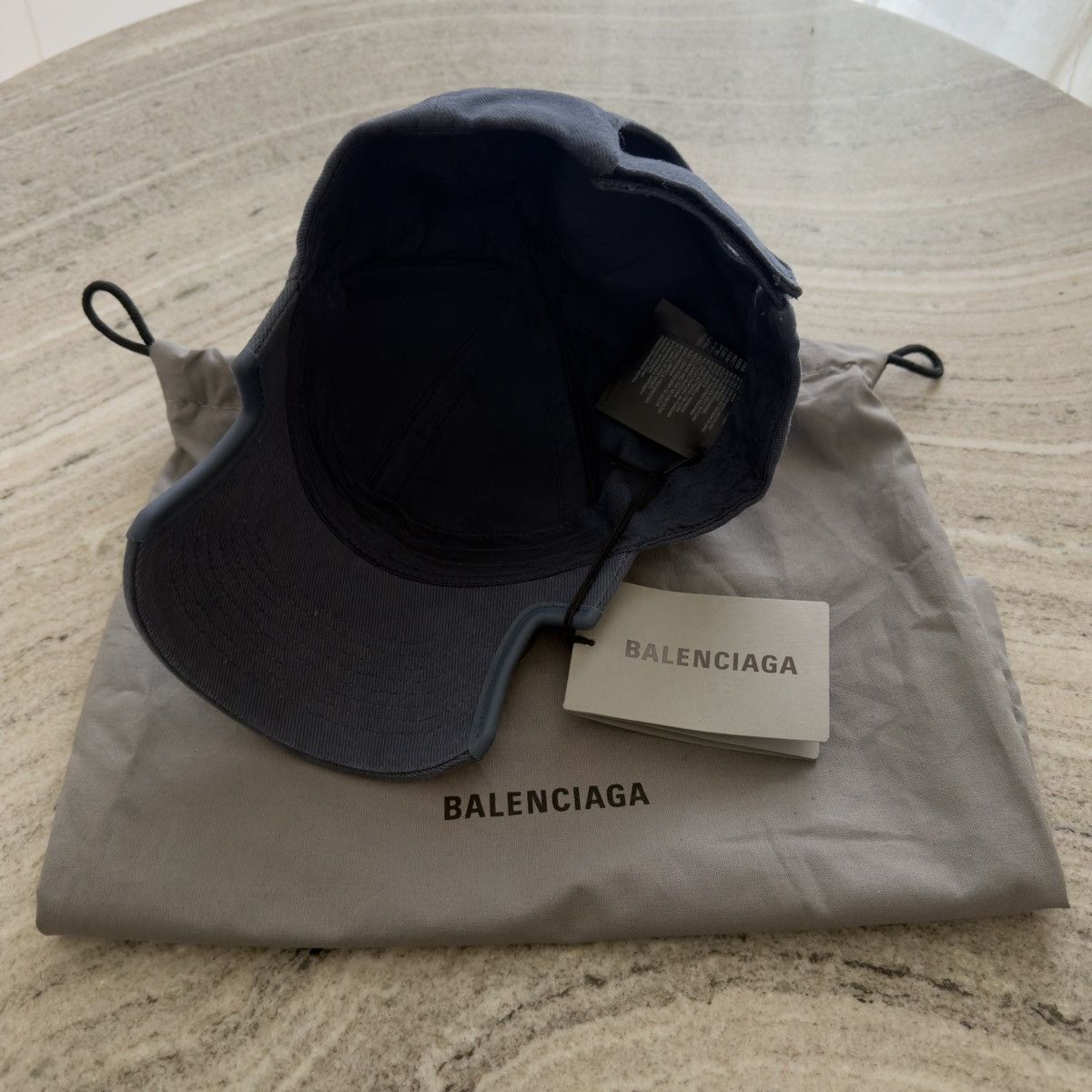 Balenciaga Balenciaga 3B Stencil Cap Blue Small 55CM 🚫READ DESCRIPTION🚫 Size ONE SIZE - 5 Thumbnail