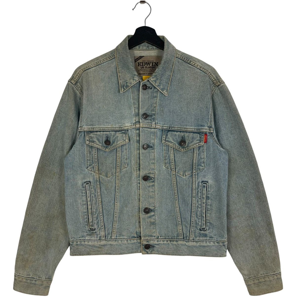 Edwin Vintage Edwin USA Classic Mud Wash Denim Jacket Size US M / EU 48-50 / 2 - 1 Thumbnail