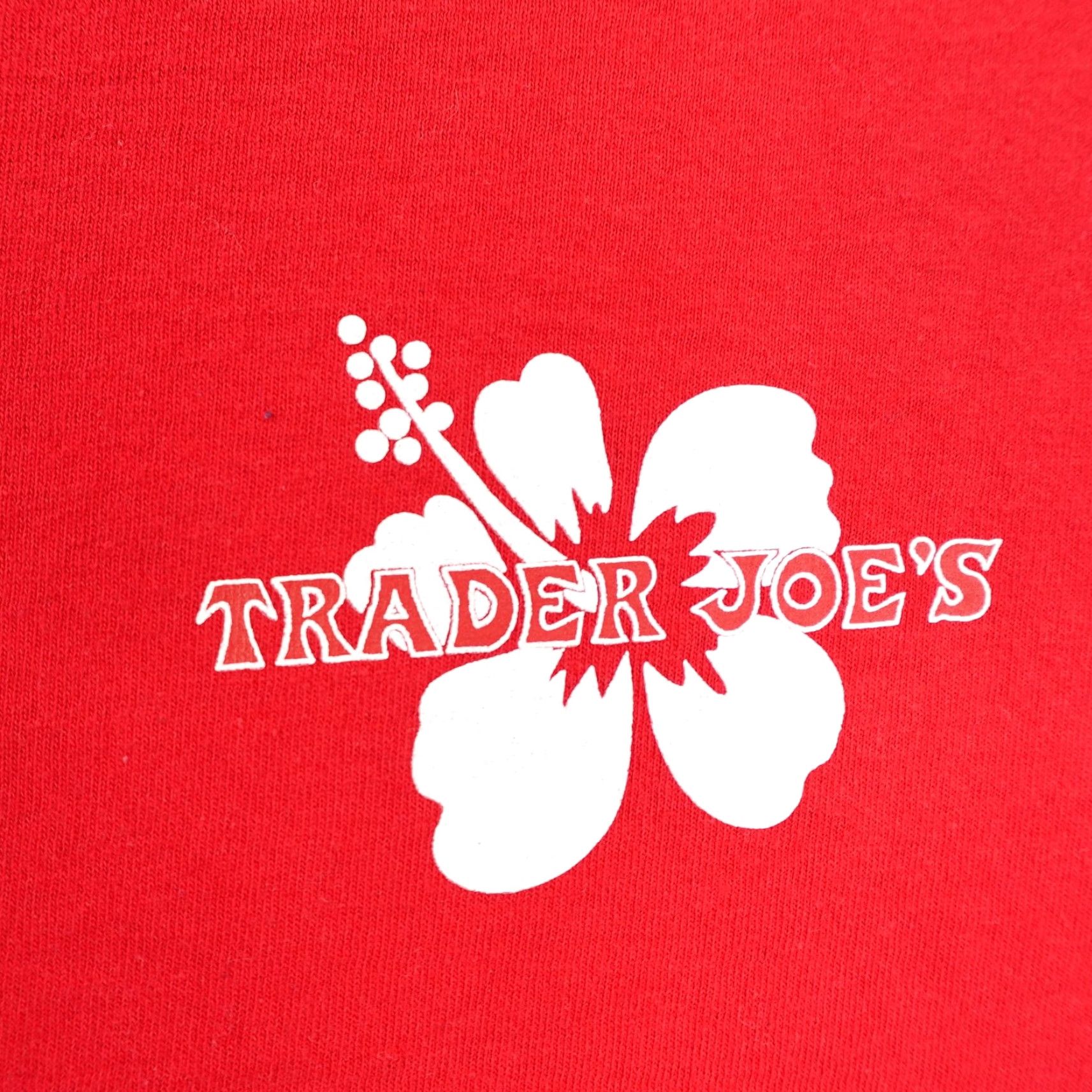 Vintage VINTAGE Trader Joe's Long Sleeve Shirt Men's Large Red Hibiscus Graphic Tee Tropical Size US L / EU 52-54 / 3 - 3 Thumbnail