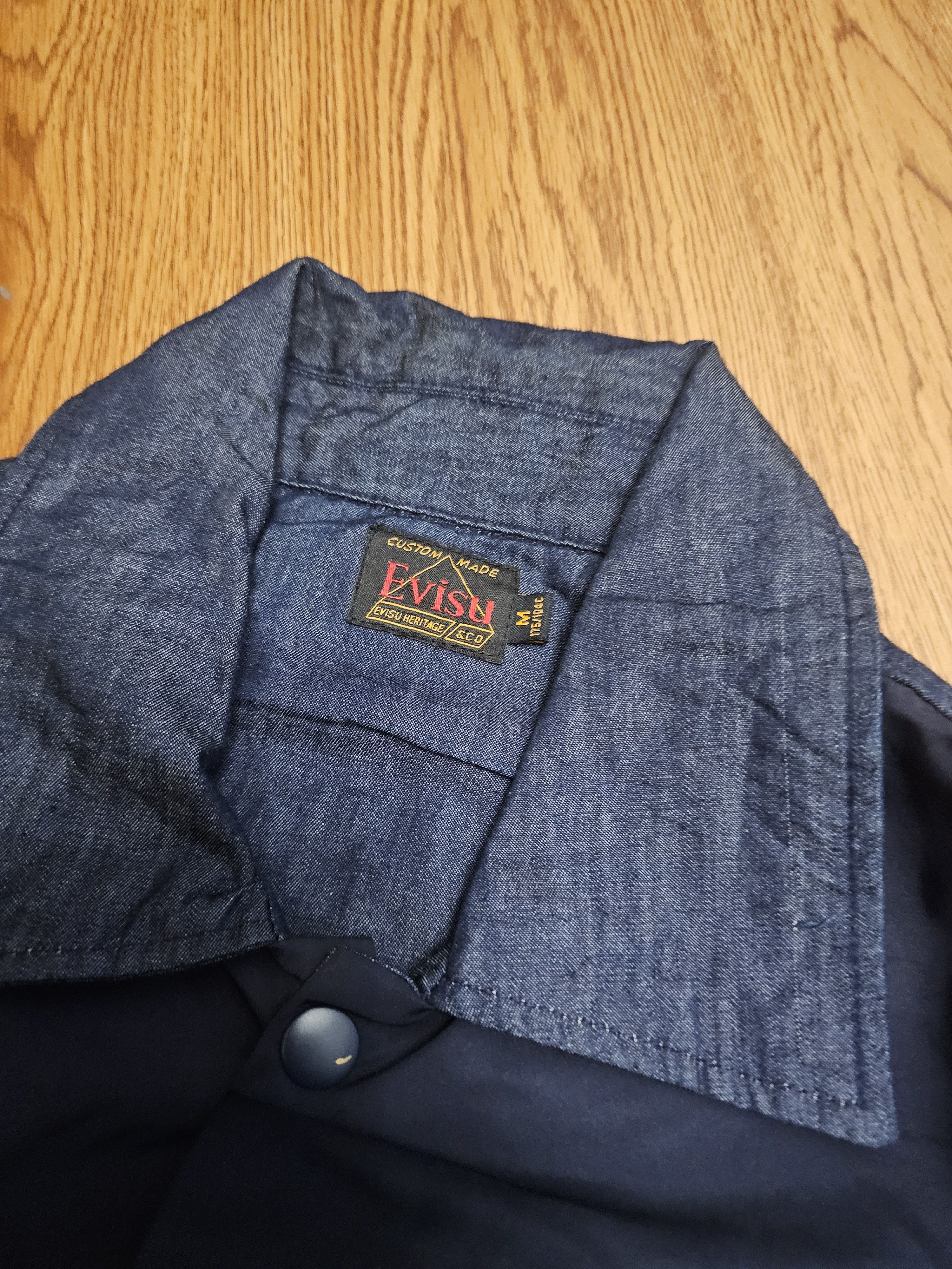 Evisu Vintage Evisu Big Daicock Logo Nylon Coach Jacket Size US M / EU 48-50 / 2 - 5 Thumbnail