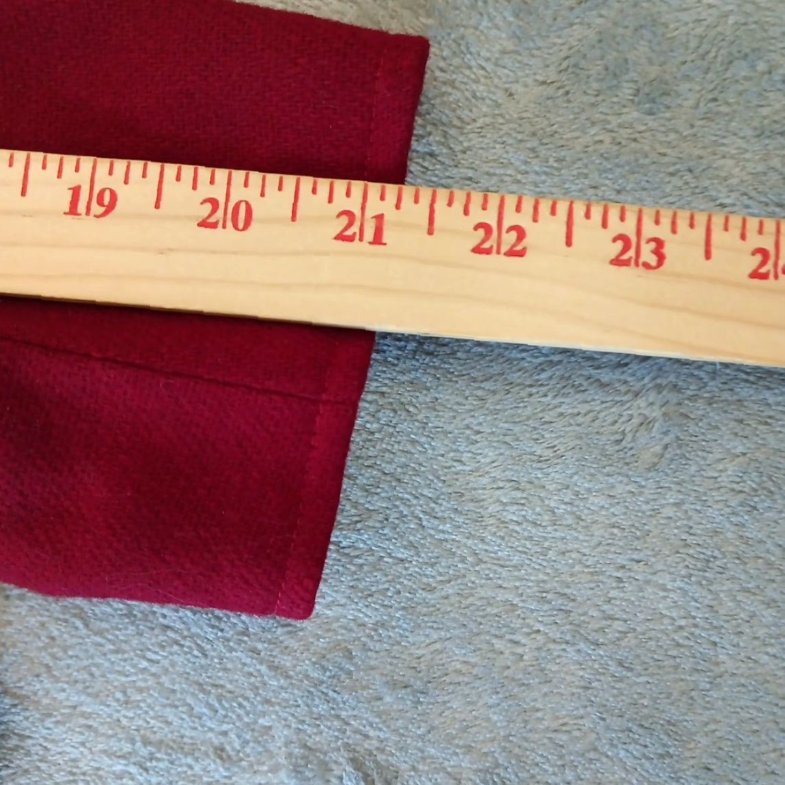Orvis Orvis Blazer Womens Size 4P Red Wool One Button Long Sleeve Lined Size S / US 4 / IT 40 - 3 Thumbnail