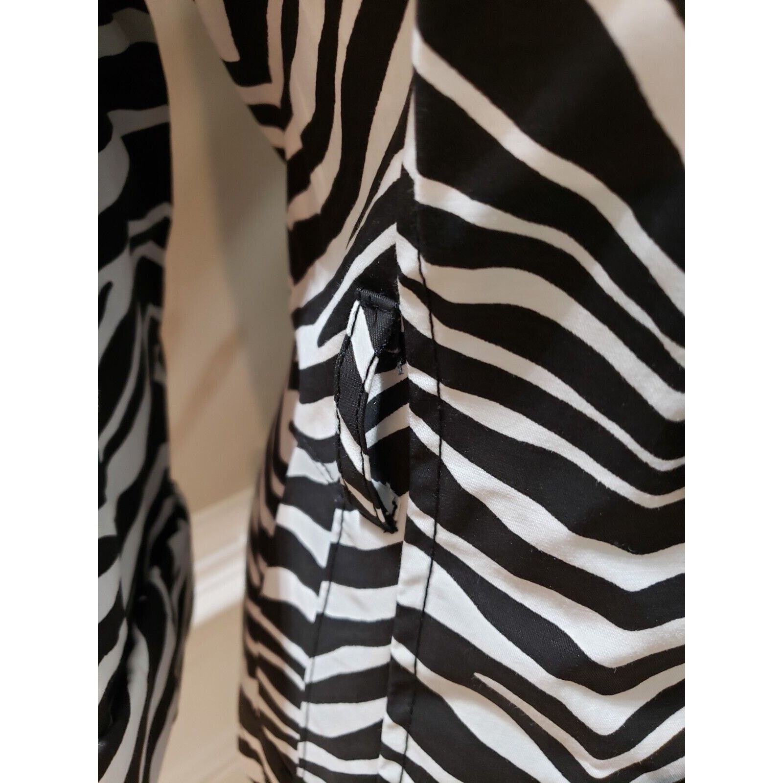 Other Grace Elements Zebra Print Double Breasted Trench Jacket M Size M / US 6-8 / IT 42-44 - 5 Thumbnail