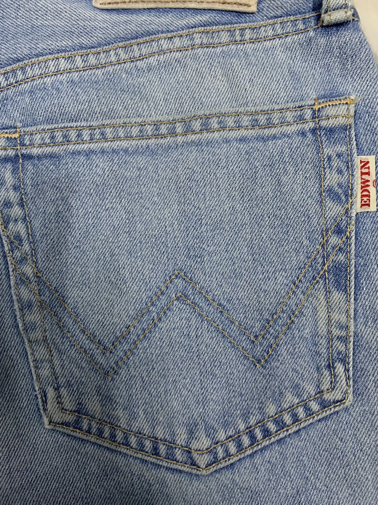 Edwin Vintage 90s Edwin Classic Rusty Mud Wash Distressed Jeans Size US 34 / EU 50 - 13 Thumbnail