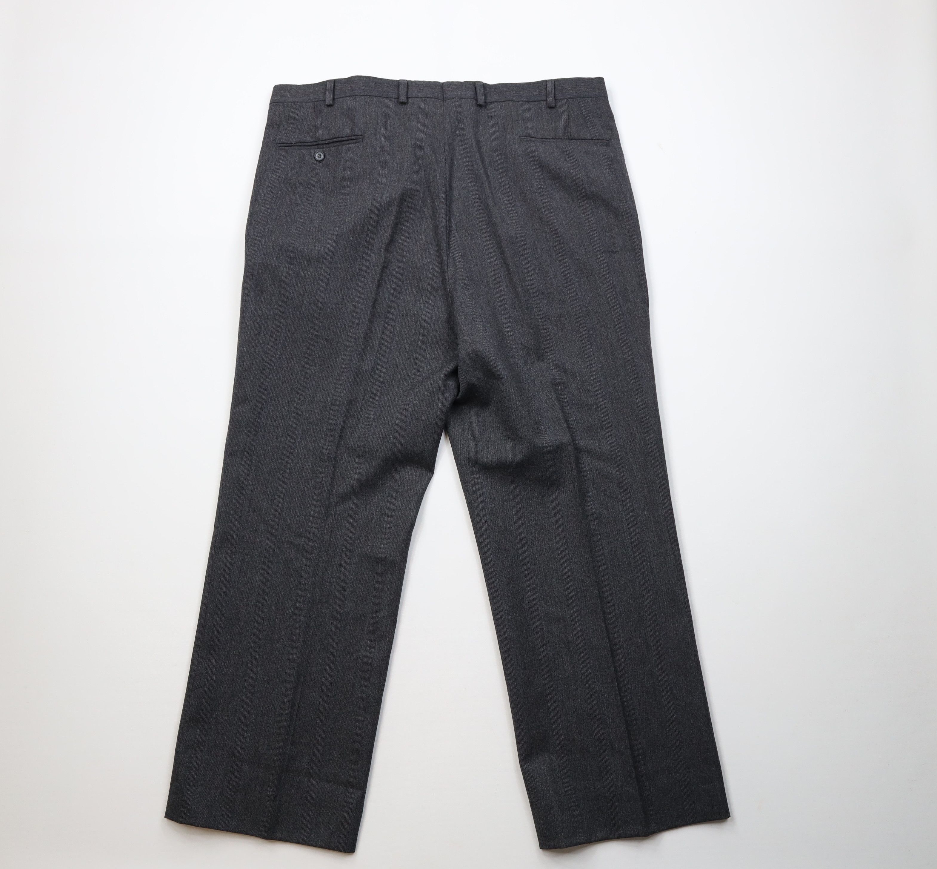Vintage Vintage 70s Streetwear Striped Wide Leg Chino Pants Gray Size US 40 / EU 56 - 10 Thumbnail