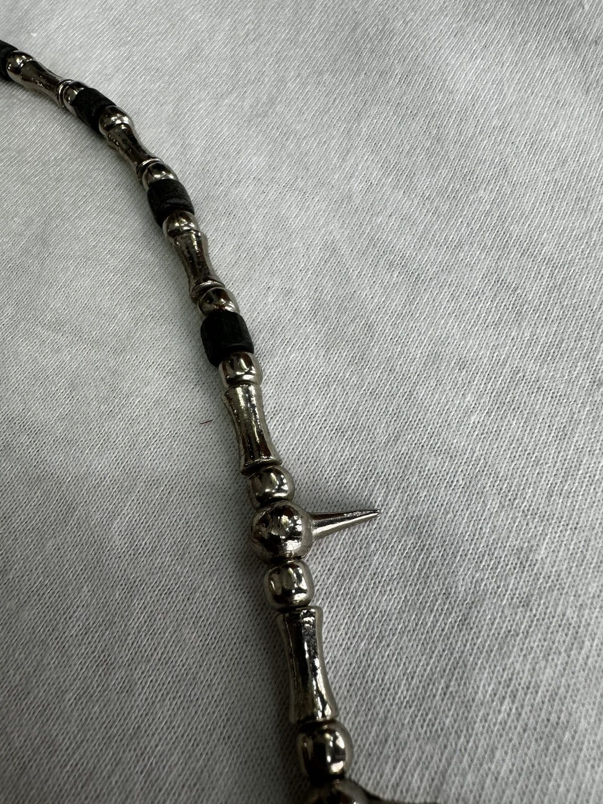 Jewelry METAL SPIKES BEADED NECKLACE Size ONE SIZE - 5 Thumbnail