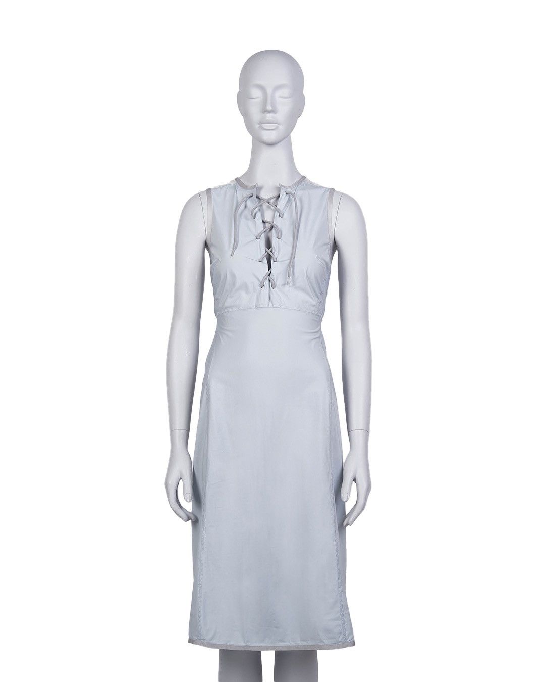 Prada Prada S/S1999 Nylon Midi Dress Size S / US 4 / IT 40 - 2 Thumbnail
