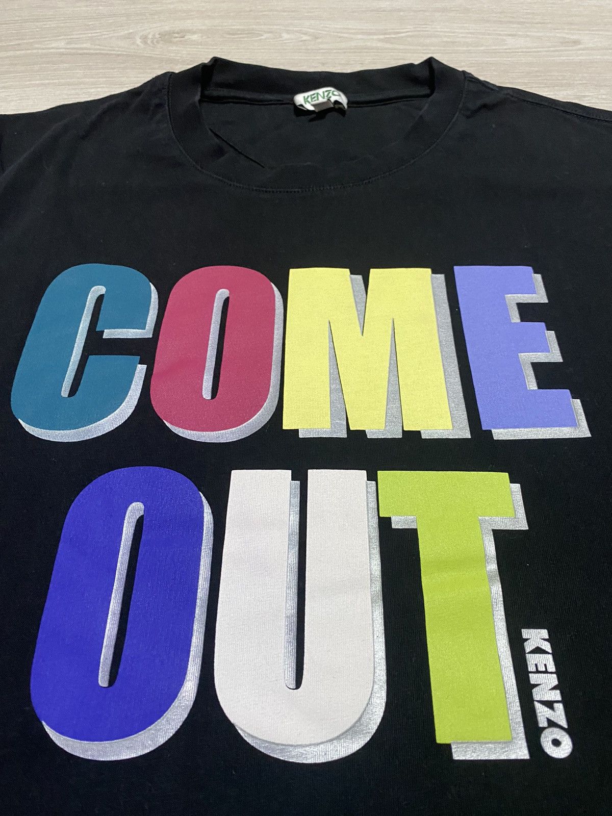 Kenzo Kenzo Paris Big logo T-shirt Come Out Size S Size US M / EU 48-50 / 2 - 3 Thumbnail