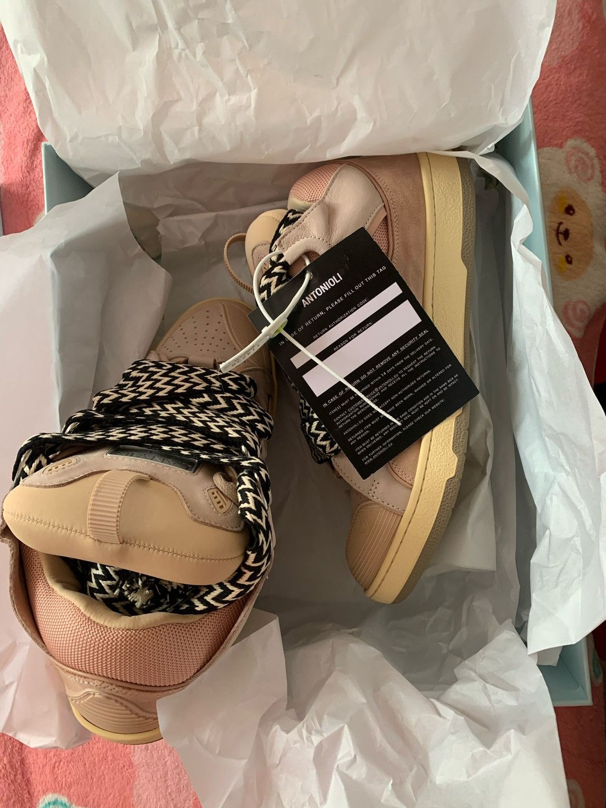 Lanvin *BRANDNEW* Lanvin CURB SNEAKER Pink Sz.45 Size US 12 / EU 45 - 8 Thumbnail