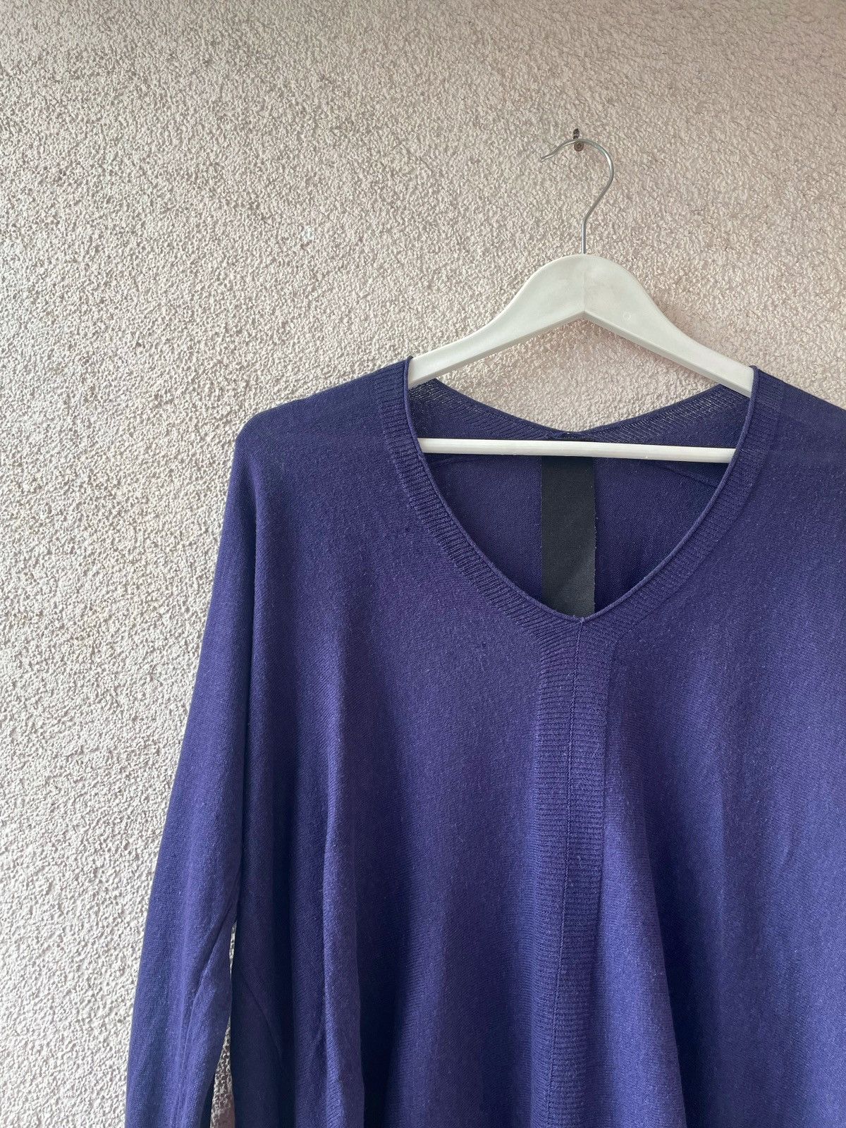 Rundholz Rundholz Women’s Knitted Sweater Jumper V Neck Purple Size S Size S / US 4 / IT 40 - 3 Thumbnail